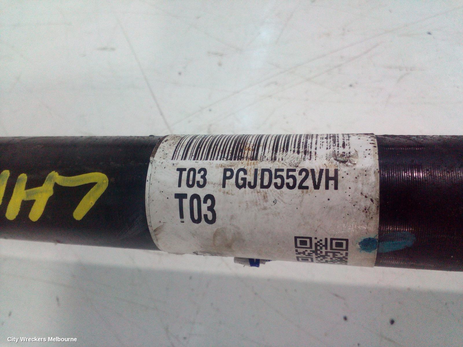 HYUNDAI TUCSON LEFT DRIVESHAFT, FRONT, 2.0, G4NA, PETROL, AUTO T/M, TL, 07/2015 - 01/2021