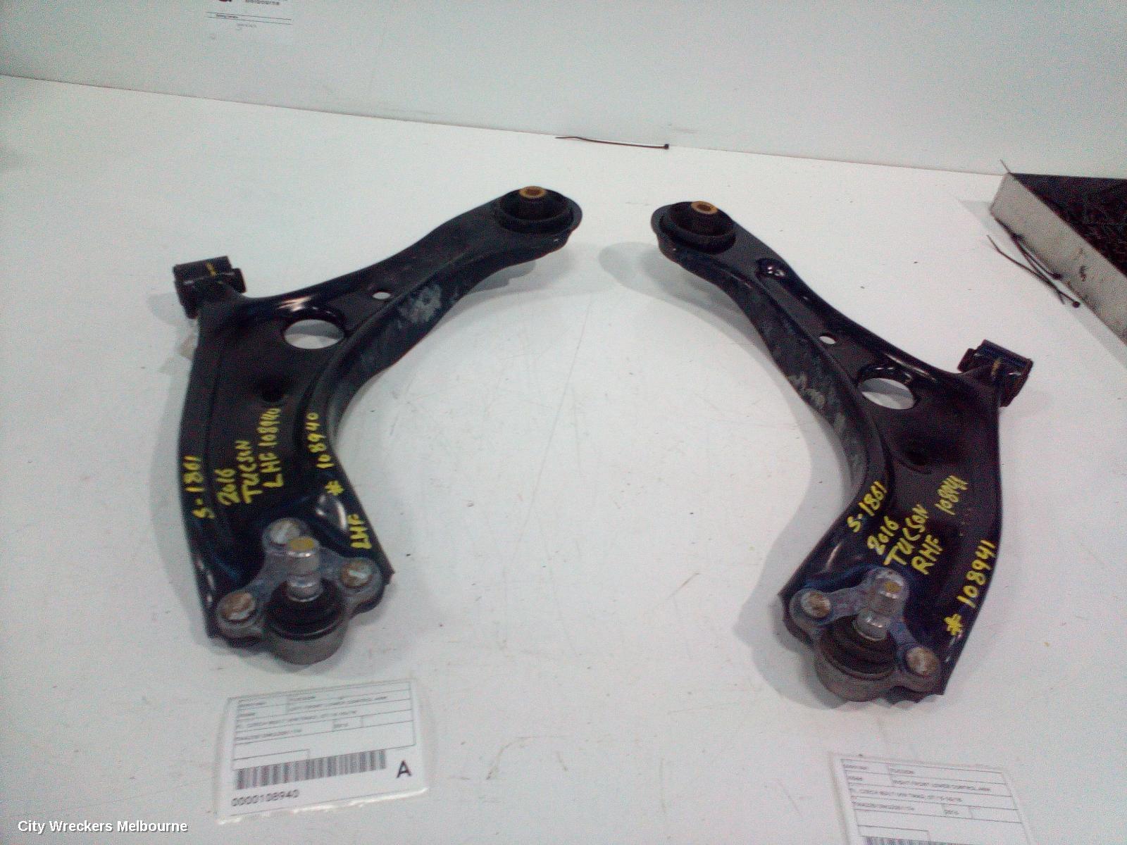 HYUNDAI TUCSON LEFT FRONT LOWER CONTROL ARM, TL, CZECH BUILT (VIN TMAJ), 07/2015 - 06/2018