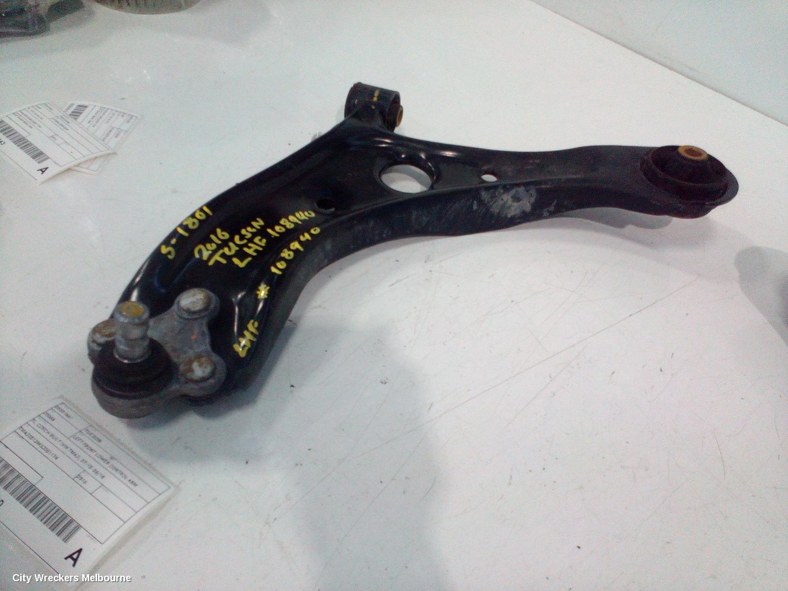 HYUNDAI TUCSON LEFT FRONT LOWER CONTROL ARM, TL, CZECH BUILT (VIN TMAJ), 07/2015 - 06/2018