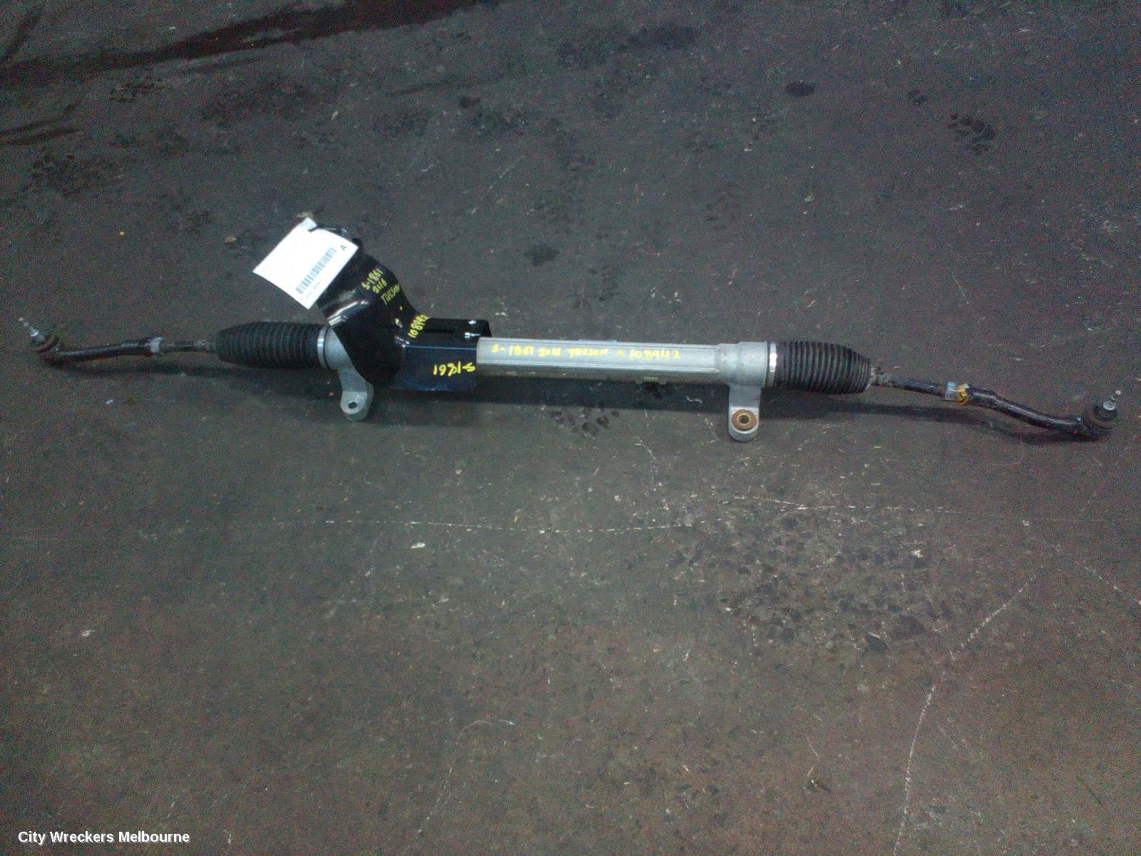 HYUNDAI TUCSON STEERING BOX/RACK, TL, FWD, CZECH BUILT (VIN TMAJ), 07/2015 - 06/2018