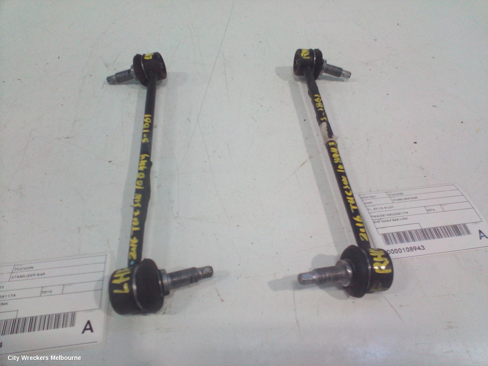 HYUNDAI TUCSON STABILISER BAR, TL, 06/2015 - 01/2021