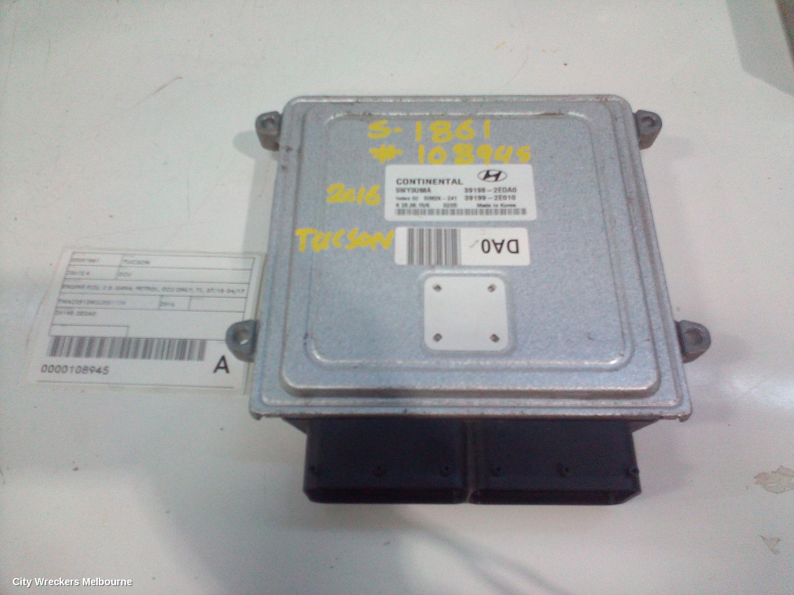 HYUNDAI TUCSON ECU, ENGINE ECU, 2.0, G4NA, PETROL, ECU ONLY, TL, 07/2015 - 04/2017 (AUS ONLY)