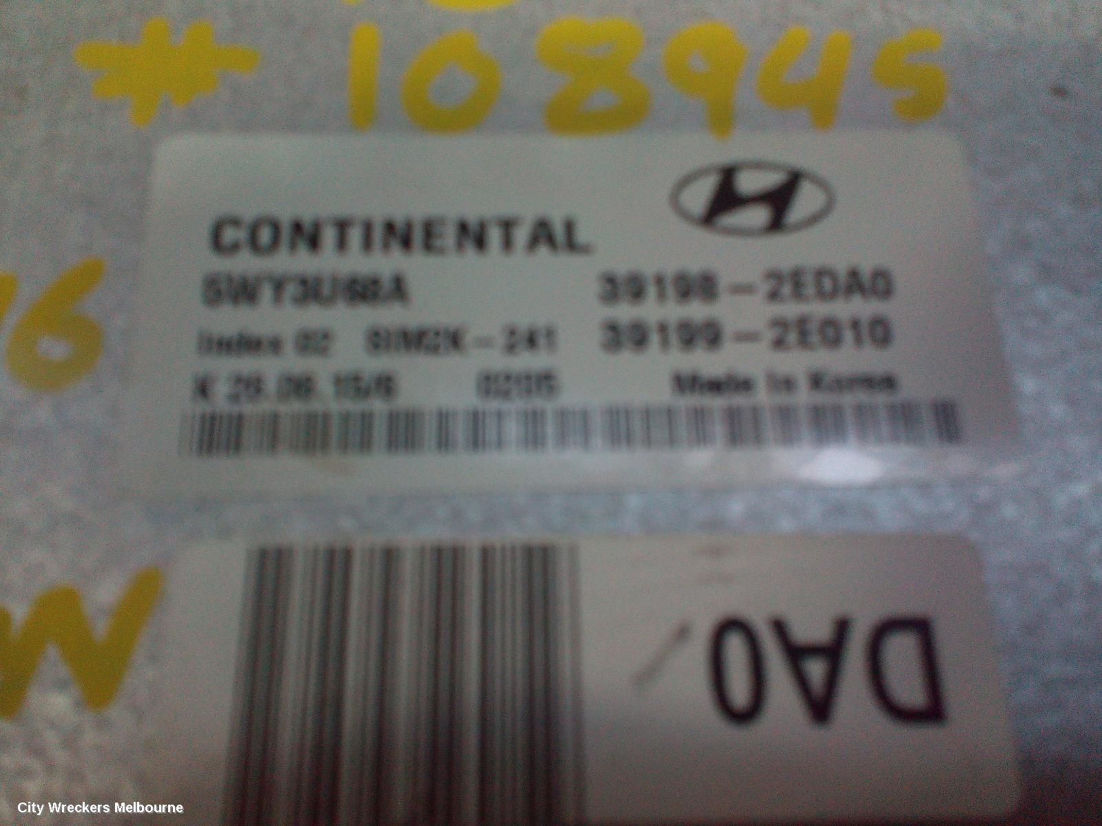 HYUNDAI TUCSON ECU, ENGINE ECU, 2.0, G4NA, PETROL, ECU ONLY, TL, 07/2015 - 04/2017 (AUS ONLY)