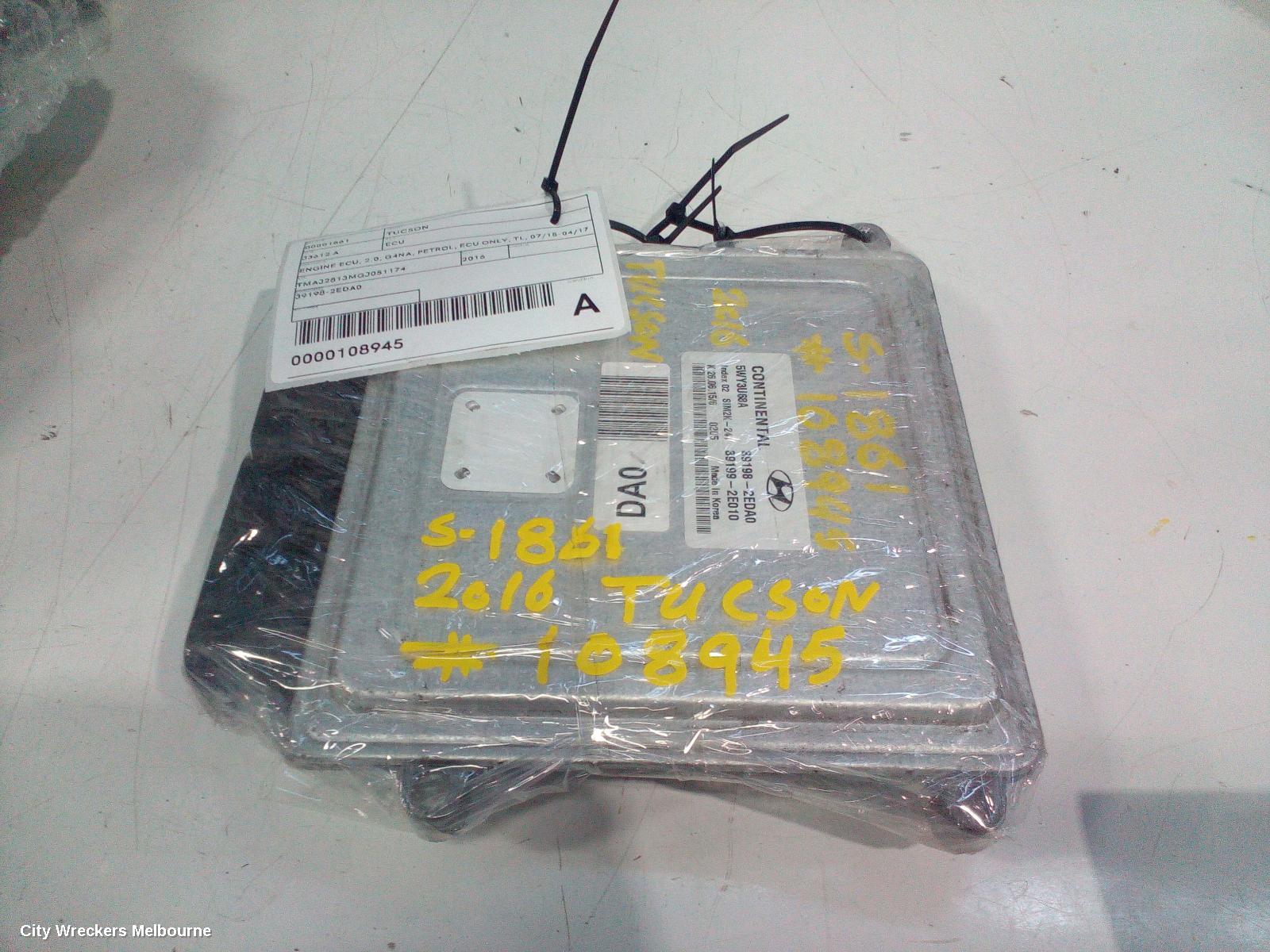 HYUNDAI TUCSON ECU, ENGINE ECU, 2.0, G4NA, PETROL, ECU ONLY, TL, 07/2015 - 04/2017 (AUS ONLY)
