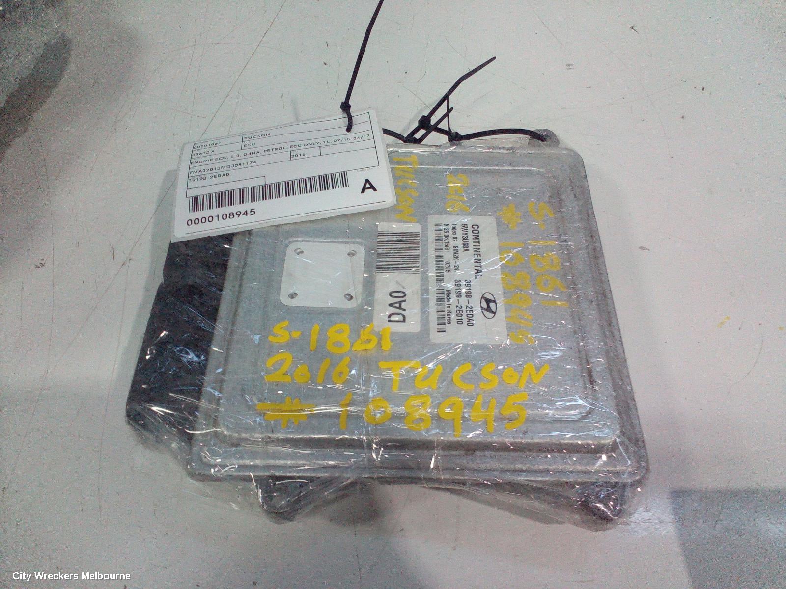 HYUNDAI TUCSON ECU, ENGINE ECU, 2.0, G4NA, PETROL, ECU ONLY, TL, 07/2015 - 04/2017 (AUS ONLY)