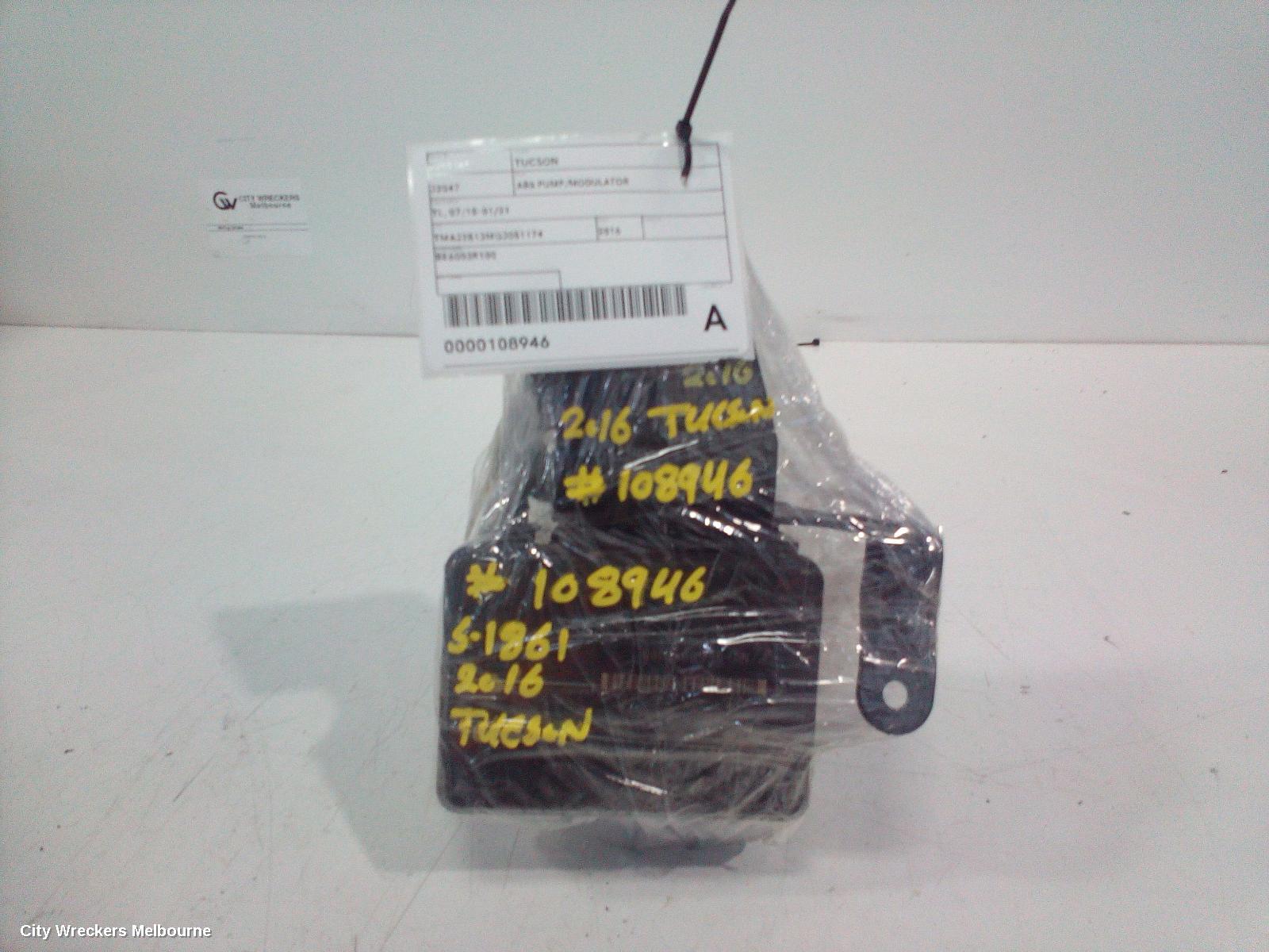 HYUNDAI TUCSON ABS PUMP/MODULATOR, TL, 07/2015 - 01/2021