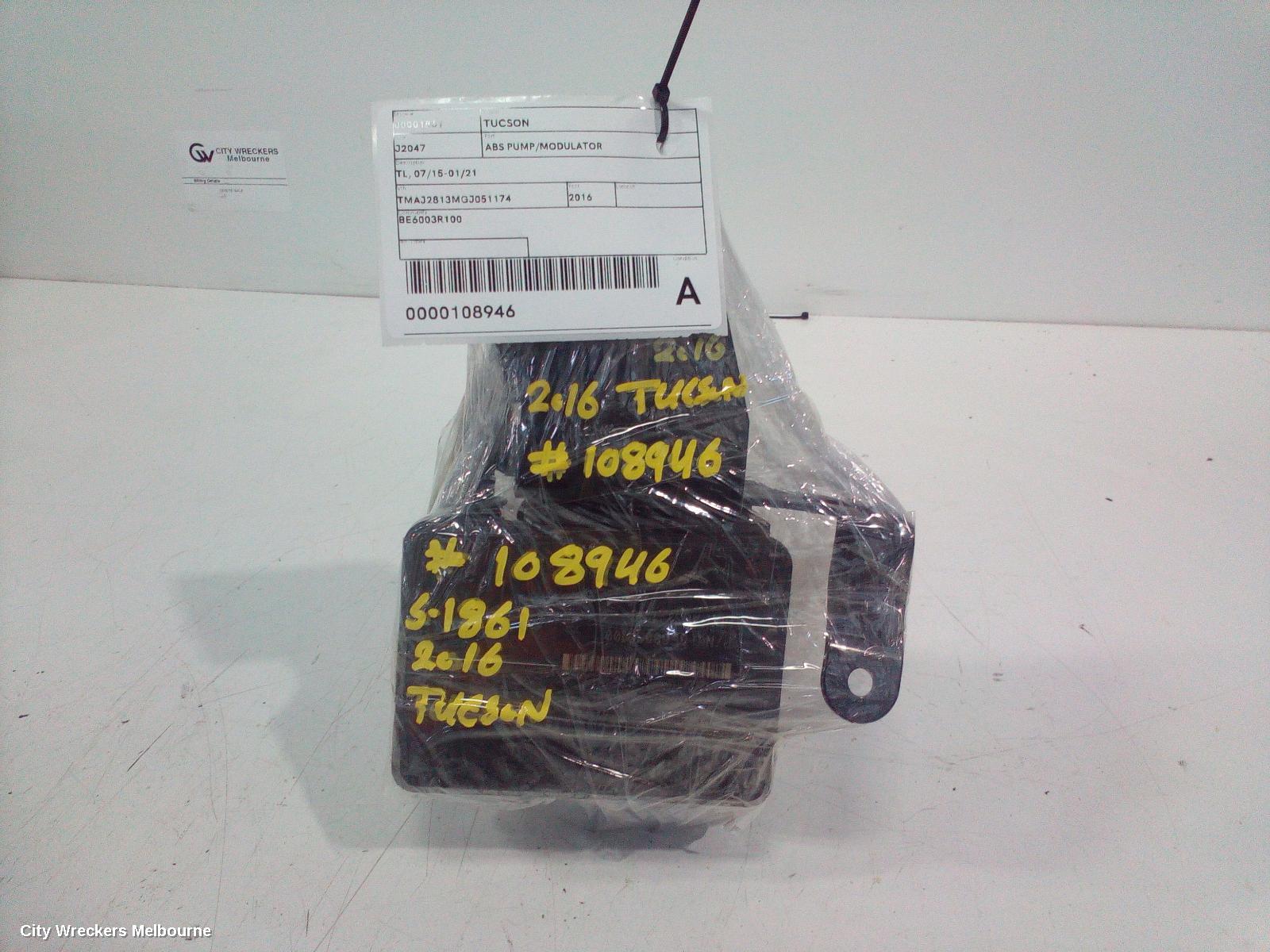 HYUNDAI TUCSON ABS PUMP/MODULATOR, TL, 07/2015 - 01/2021