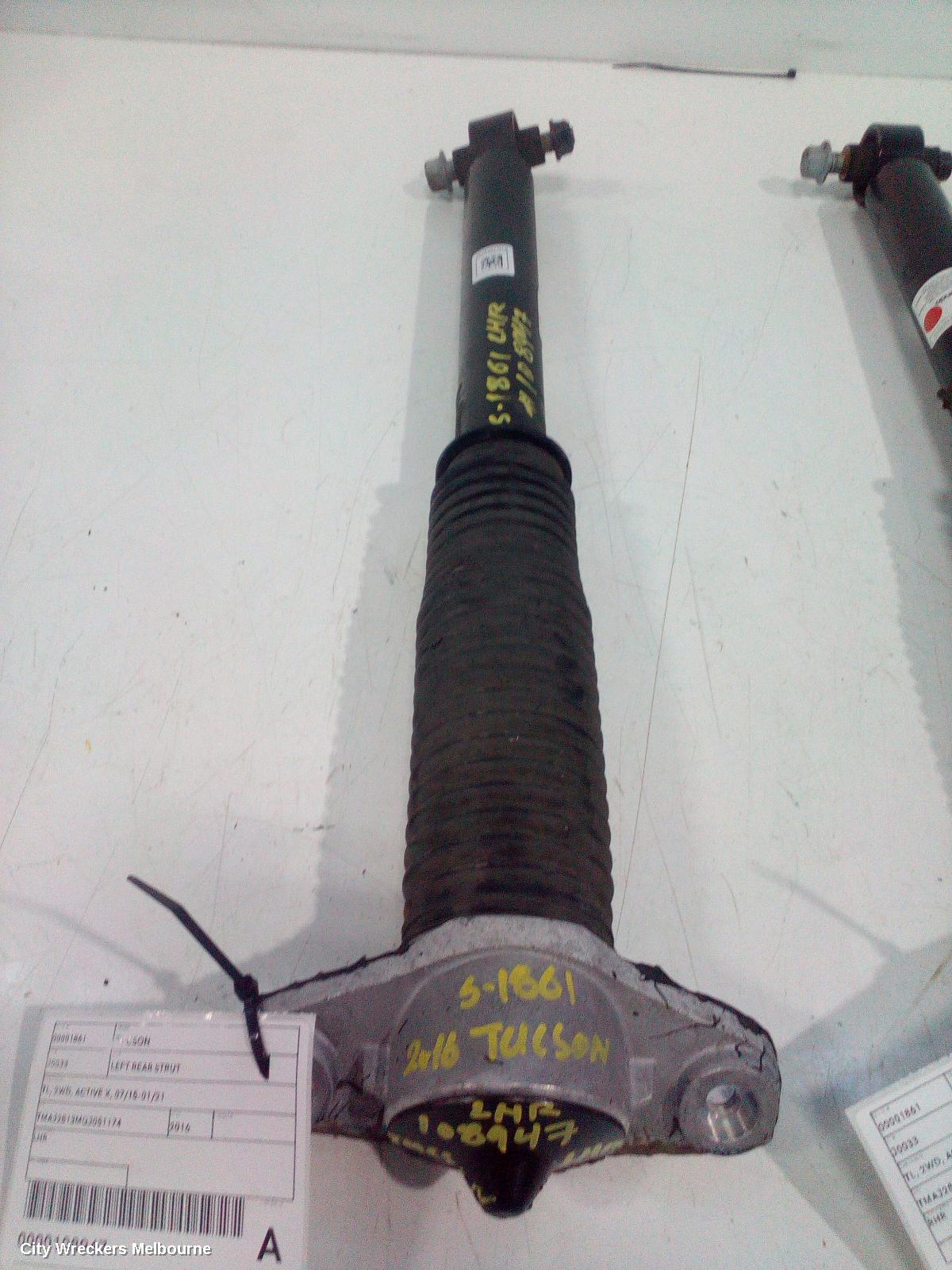 HYUNDAI TUCSON LEFT REAR STRUT, TL, 2WD, ACTIVE X, 07/2015 - 01/2021