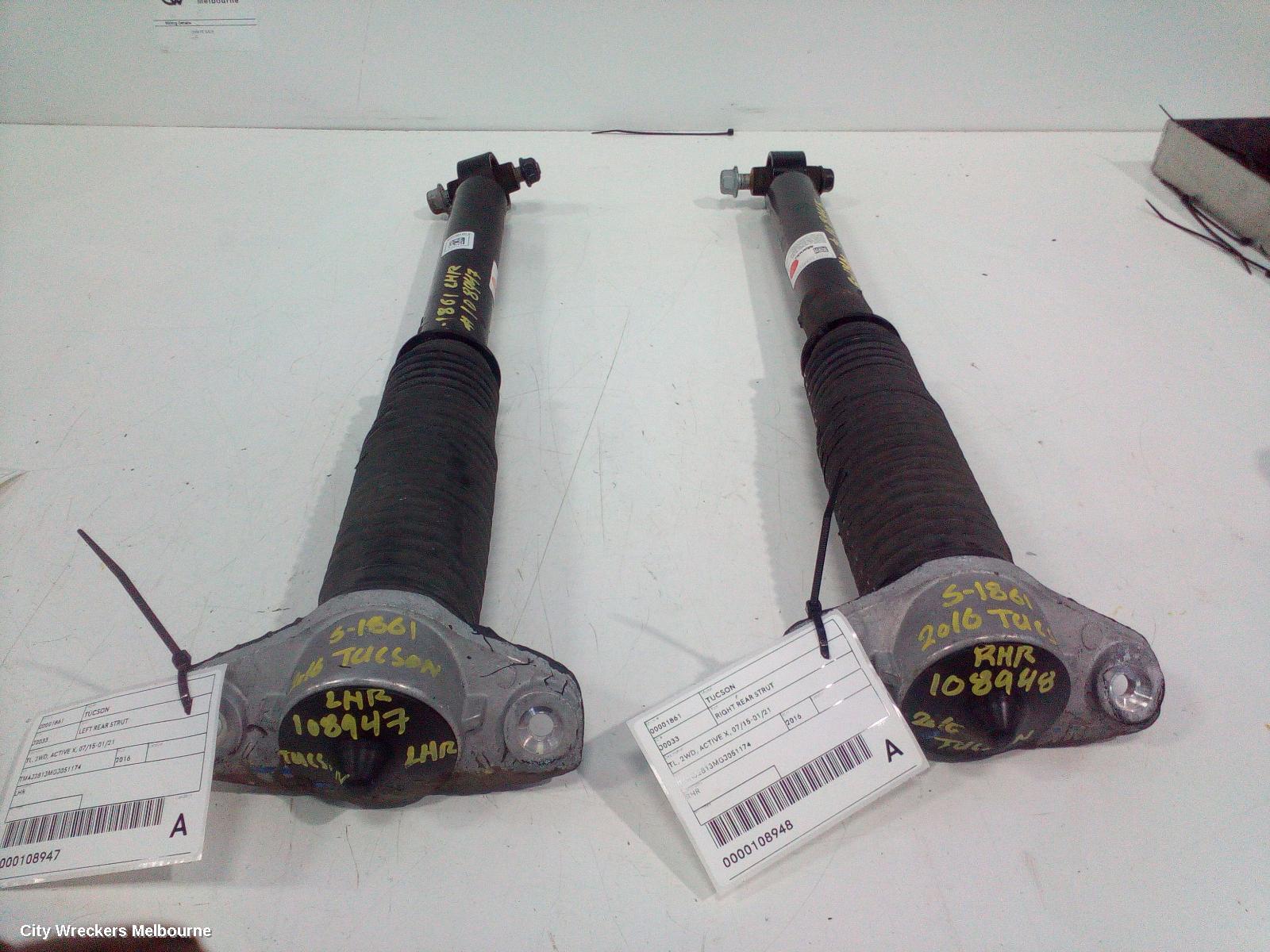 HYUNDAI TUCSON LEFT REAR STRUT, TL, 2WD, ACTIVE X, 07/2015 - 01/2021