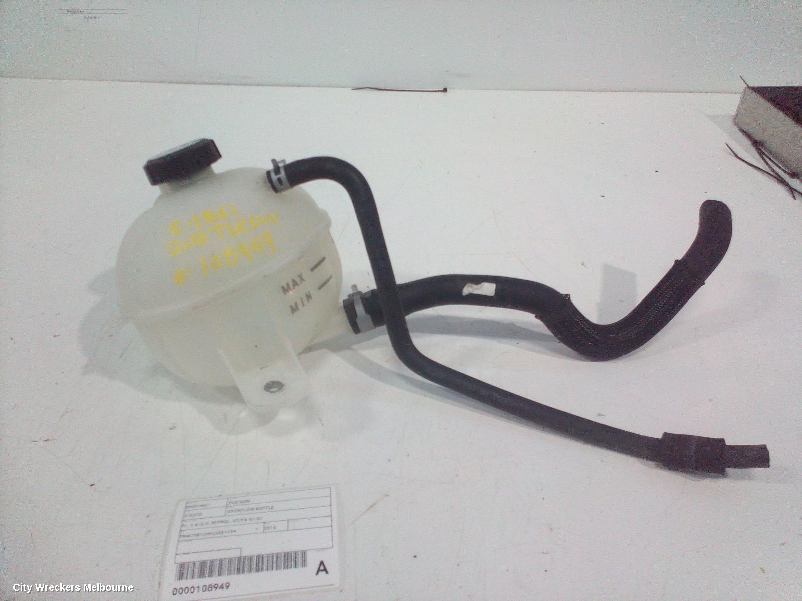HYUNDAI TUCSON OVERFLOW BOTTLE, TL, 1.6/2.0, PETROL, 07/2015 - 01/2021