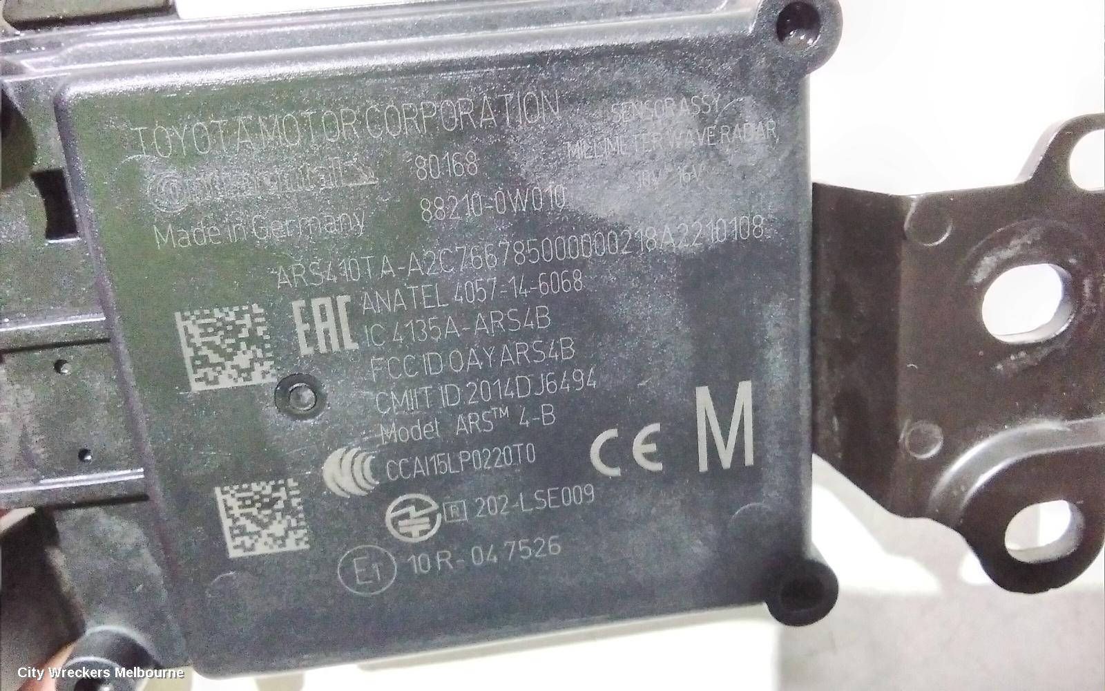 TOYOTA C-HR, GEN 1, 12/2016 - 09/2023, FRONT DISTANCE/ RADAR SENSOR UNDER THE GRILLE - TOYOTA (88210-0W010) ~ VIN: JTNLY3FX701006458: 108954