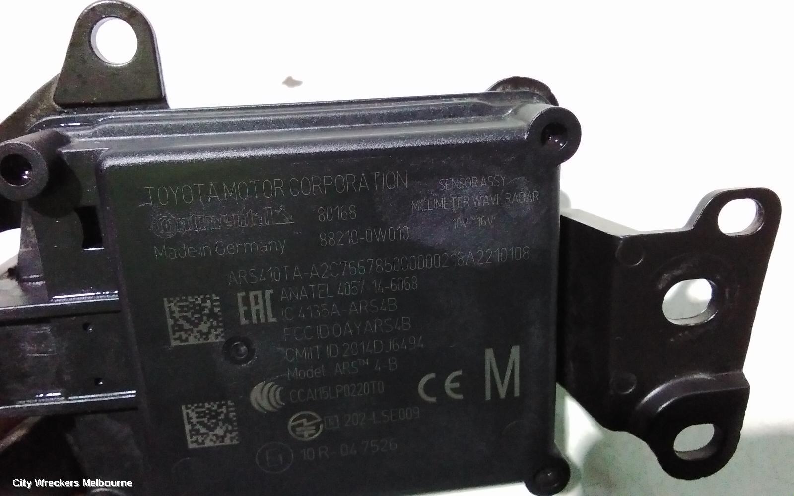 TOYOTA C-HR, GEN 1, 12/2016 - 09/2023, FRONT DISTANCE/ RADAR SENSOR UNDER THE GRILLE - TOYOTA (88210-0W010) ~ VIN: JTNLY3FX701006458: 108954