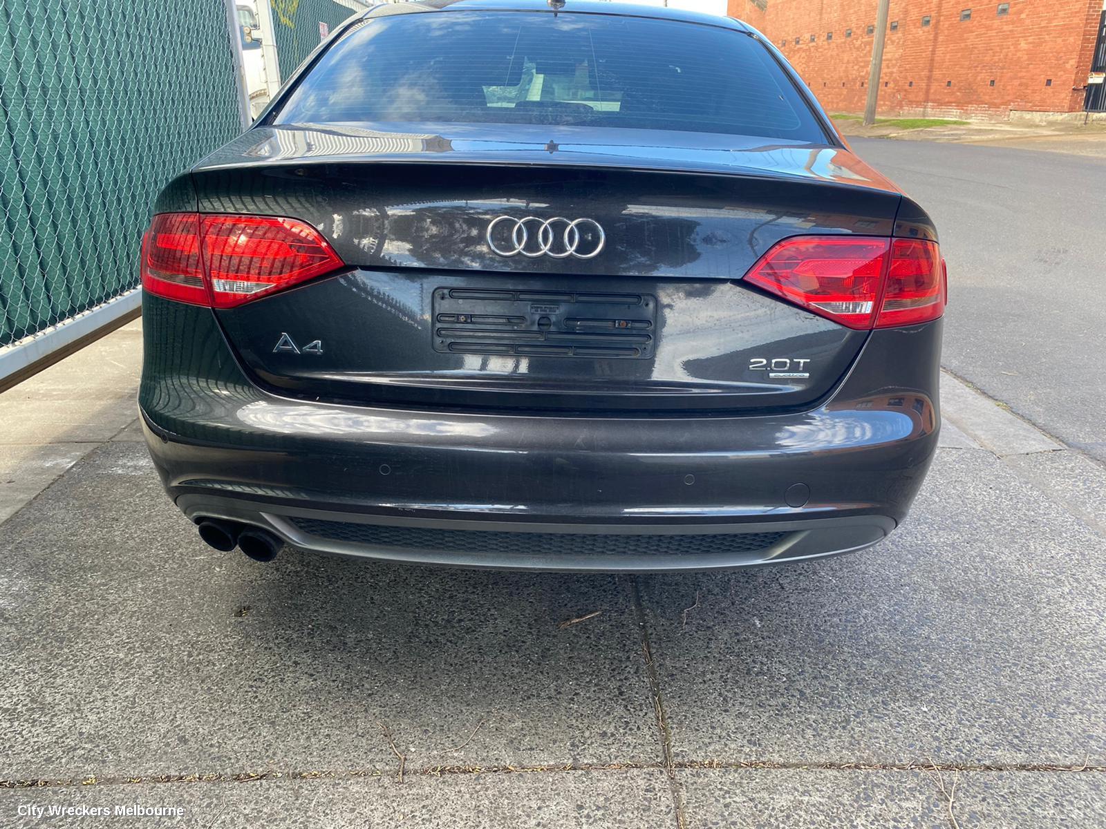 AUDI A4 LEFT TAILLIGHT, B8 8K (A4), SEDAN, STANDARD TYPE, 02/2008 - 06/2012
