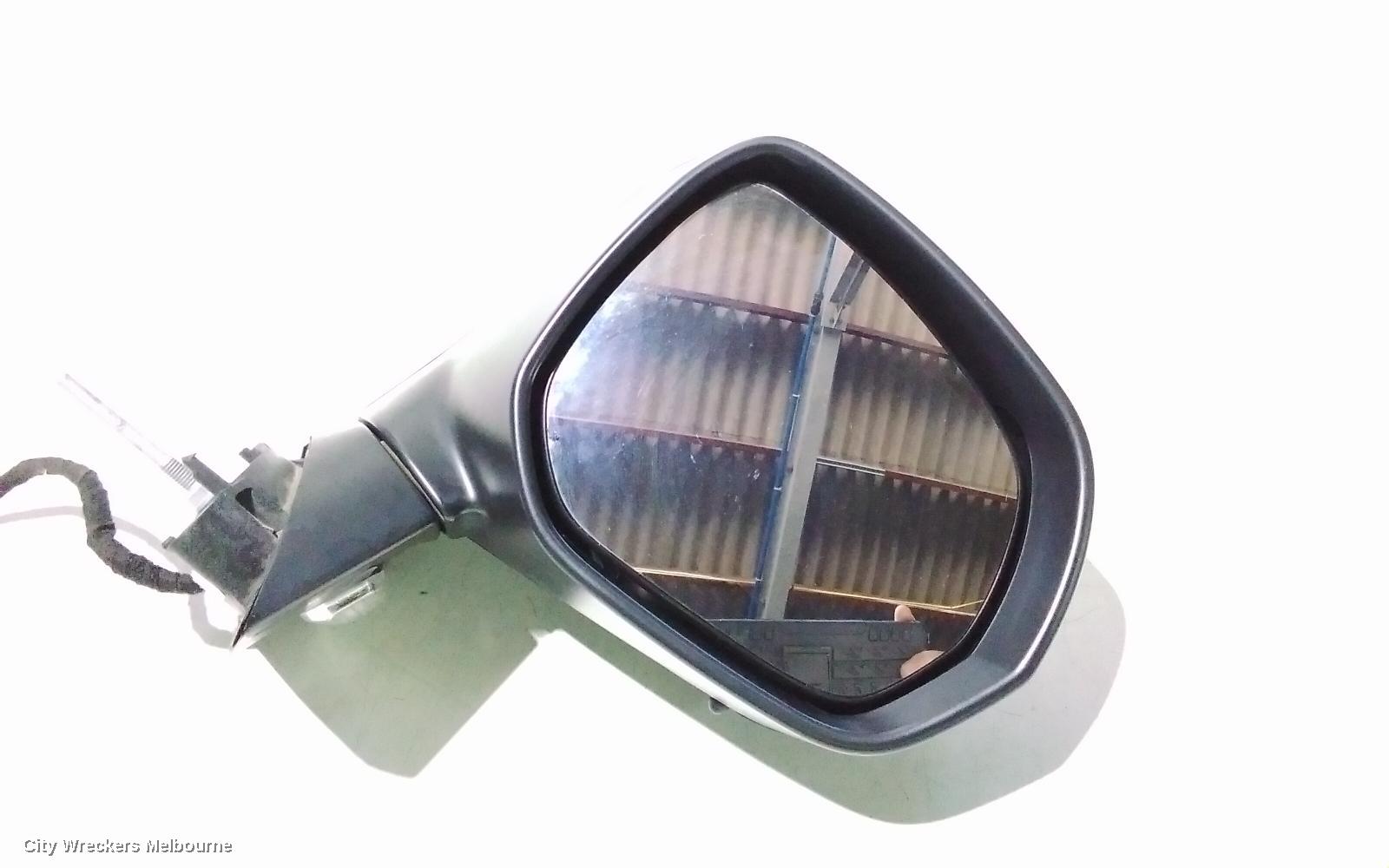 PEUGEOT 3008 RIGHT DOOR MIRROR, T8, POWER FOLDING, CHROME, 05/2010 - 10/2016