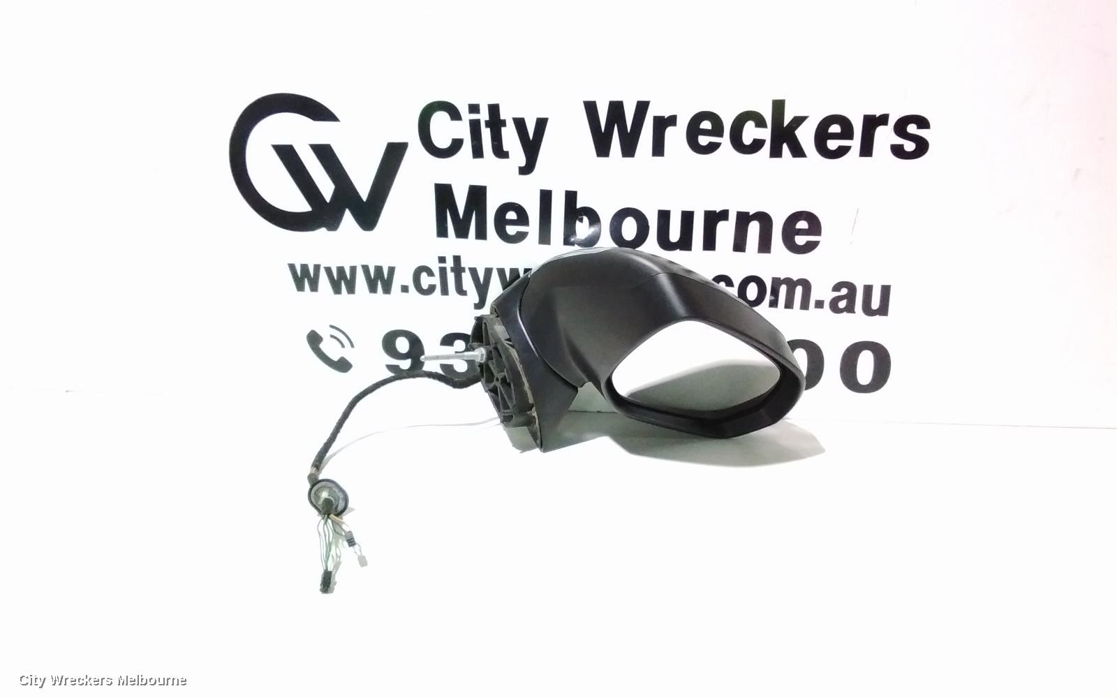 PEUGEOT 3008 RIGHT DOOR MIRROR, T8, POWER FOLDING, CHROME, 05/2010 - 10/2016