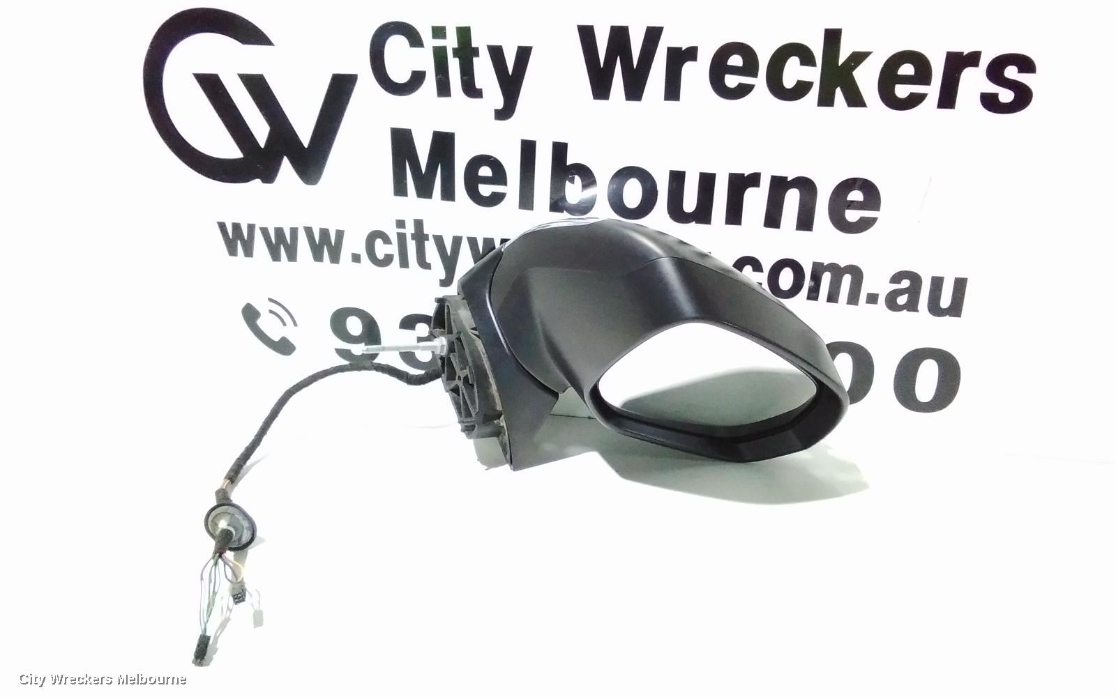 PEUGEOT 3008 RIGHT DOOR MIRROR, T8, POWER FOLDING, CHROME, 05/2010 - 10/2016