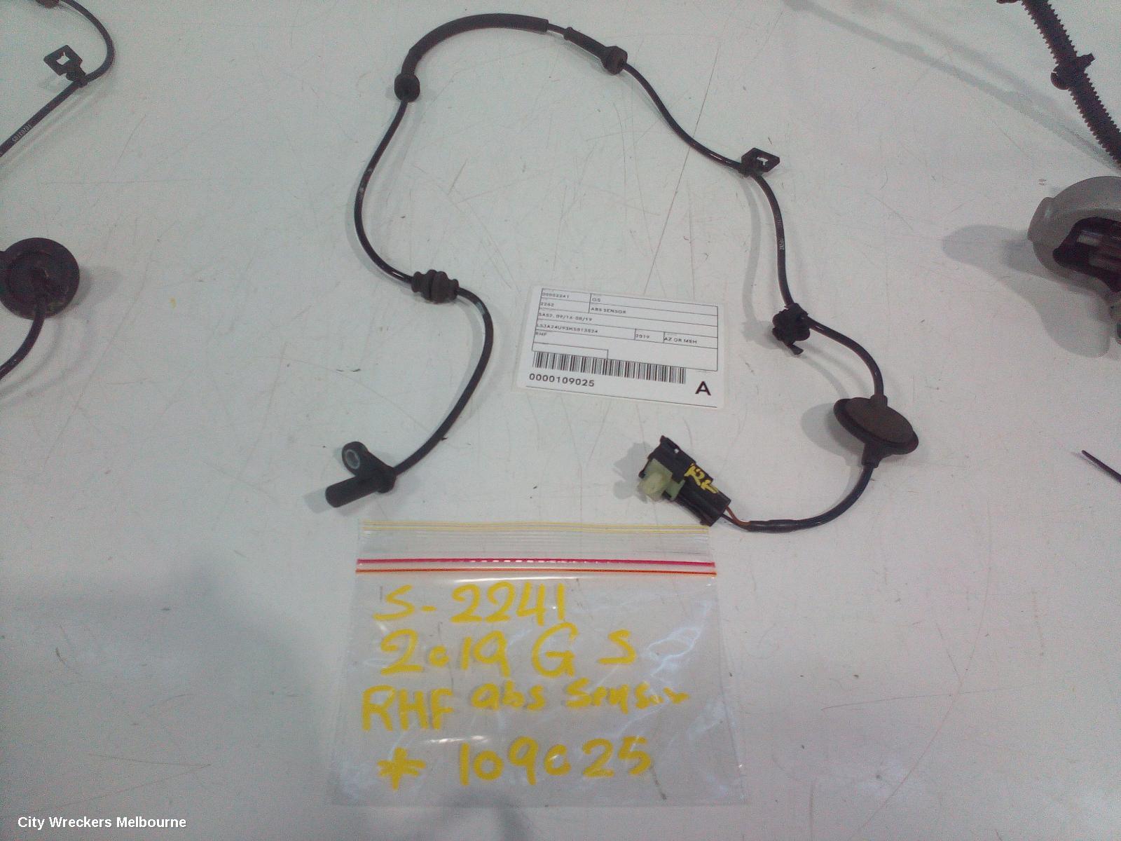 MG GS ABS SENSOR, SAS2, 09/2016 - 08/2019