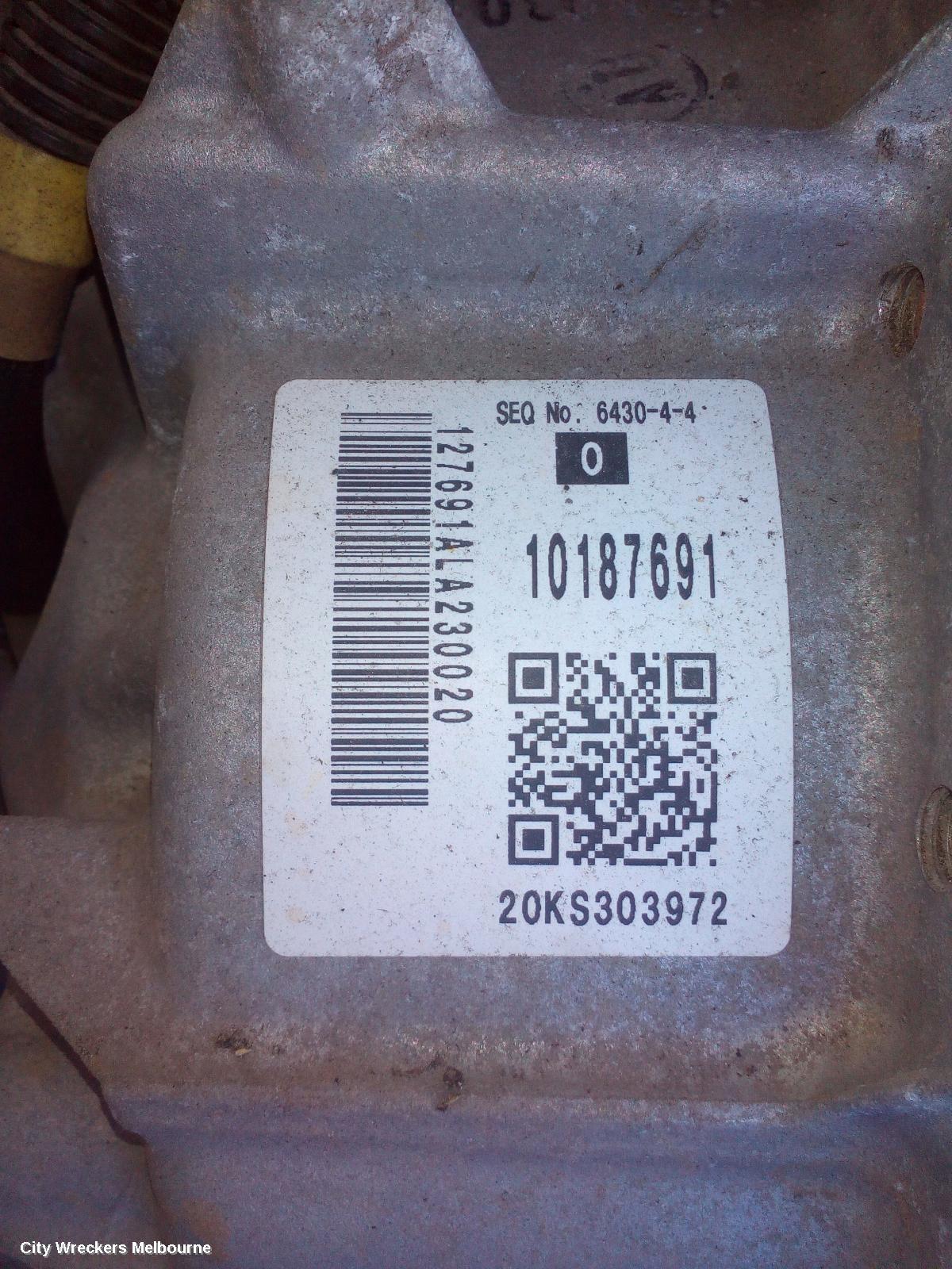 MG ZS TRANS/GEARBOX, AUTO, PETROL, 1.5, 4 SPEED, AZS1, 09/2017 ONWARDS