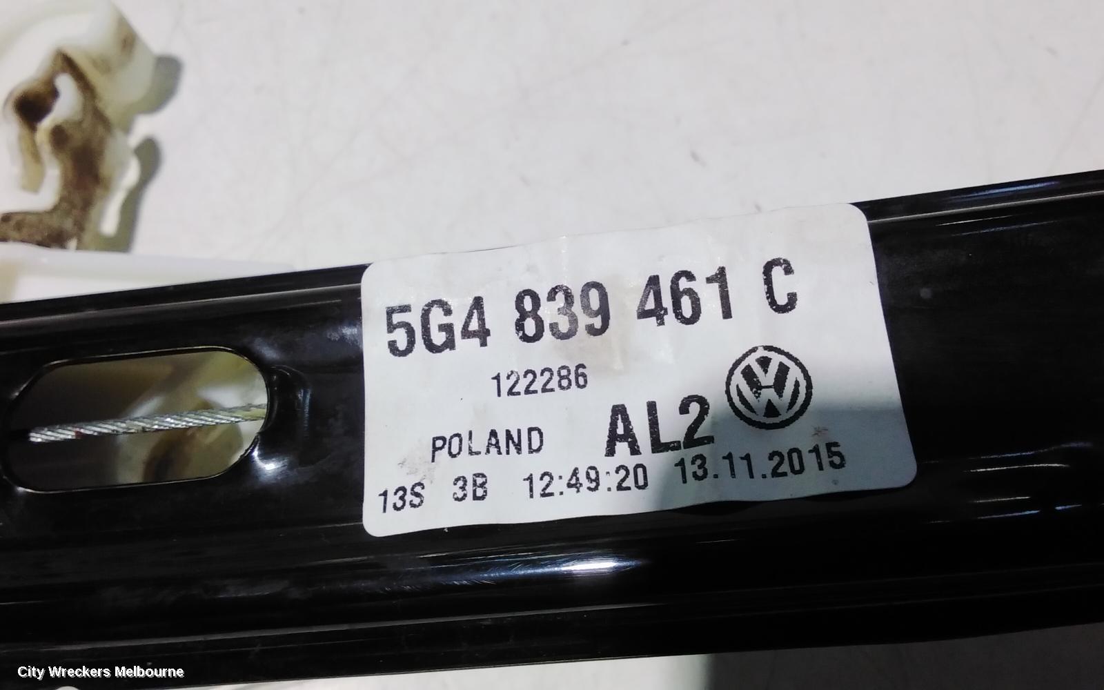 MAZDA CX7 LEFT REAR WND REG/MOTOR, ER, 11/2006 - 02/2012