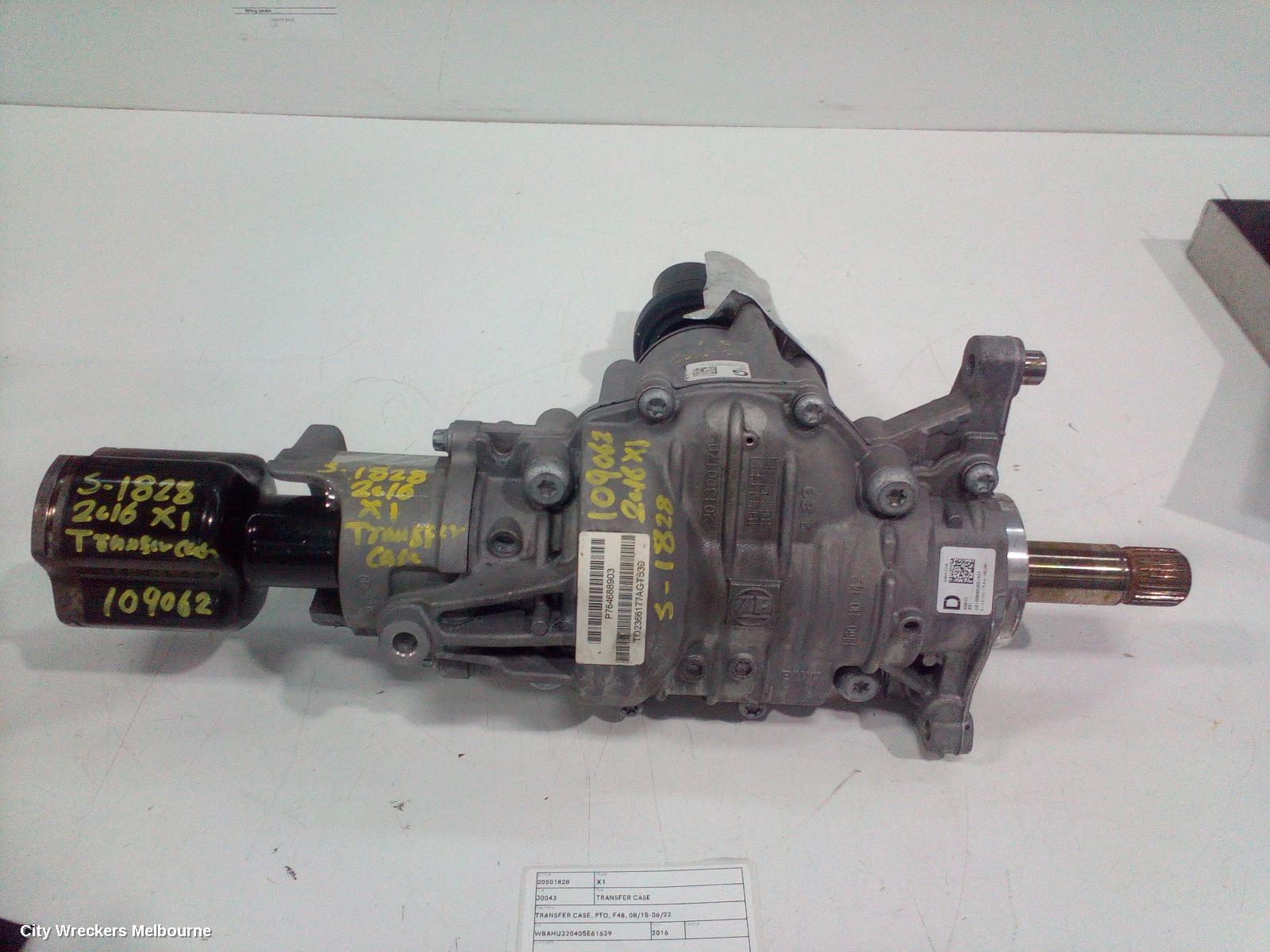 BMW X1 TRANSFER CASE, TRANSFER CASE, PTO, F48, 08/2015 - 06/2022