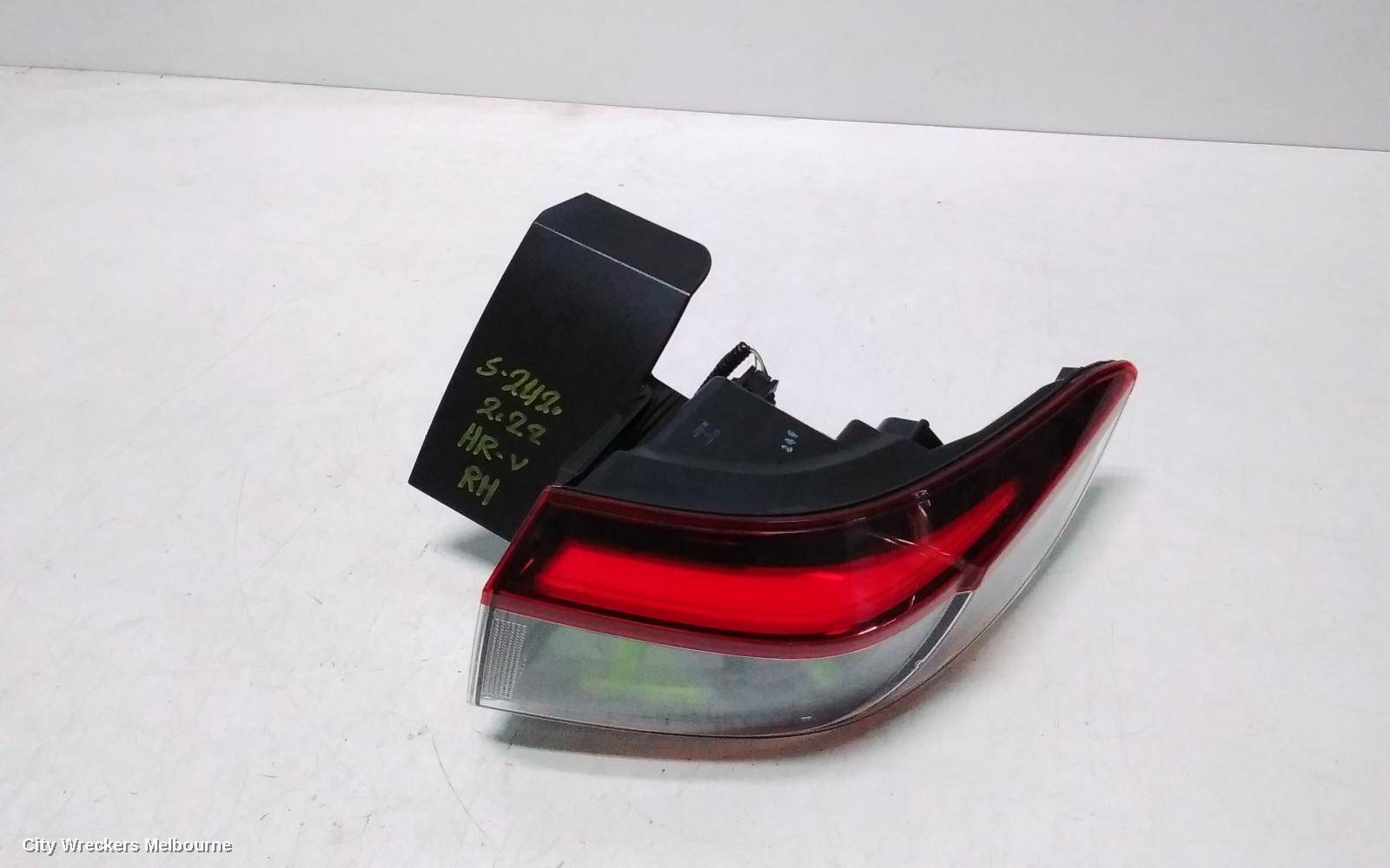 HONDA HRV RIGHT TAILLIGHT, RV, IN BODY, 12/2021 ONWARDS