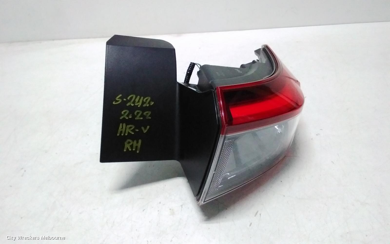 HONDA HRV RIGHT TAILLIGHT, RV, IN BODY, 12/2021 ONWARDS