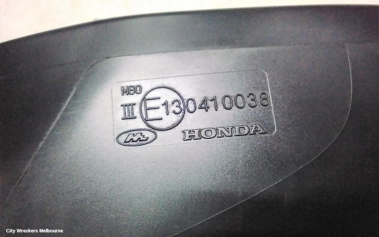 HONDA HRV RIGHT DOOR MIRROR, RV, NON BLIND SPOT TYPE, 12/2021 ONWARDS