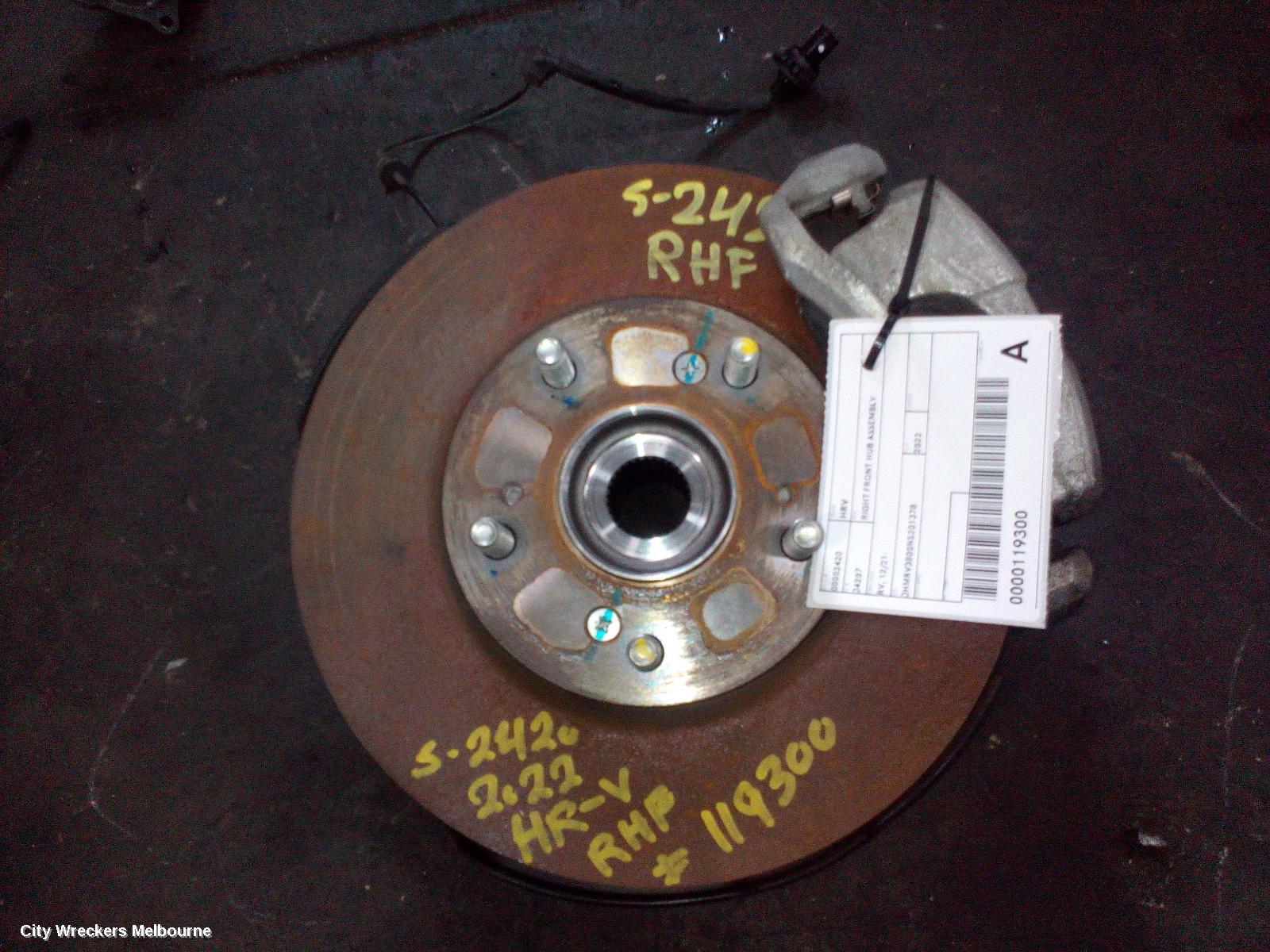 HONDA HRV RIGHT FRONT HUB ASSEMBLY, RV, 12/2021 ONWARDS