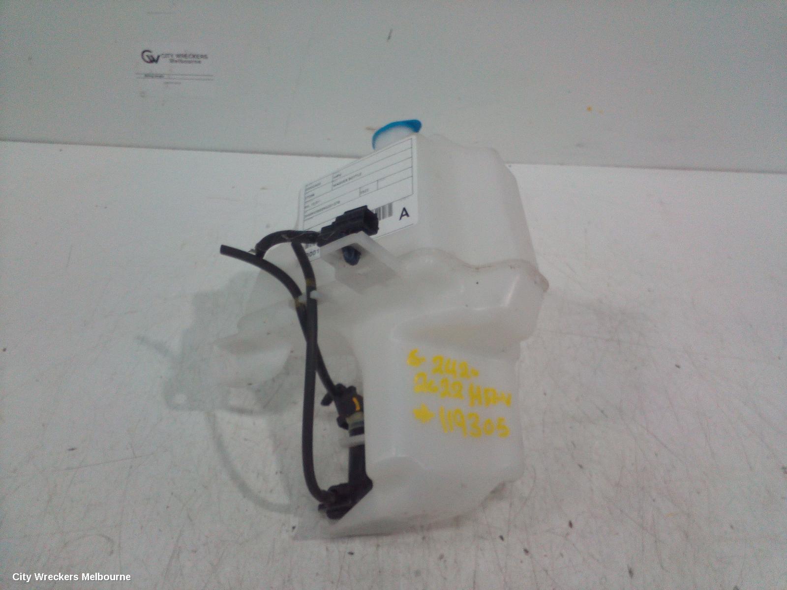 HONDA HRV WASHER BOTTLE, RV, 12/2021 ONWARDS