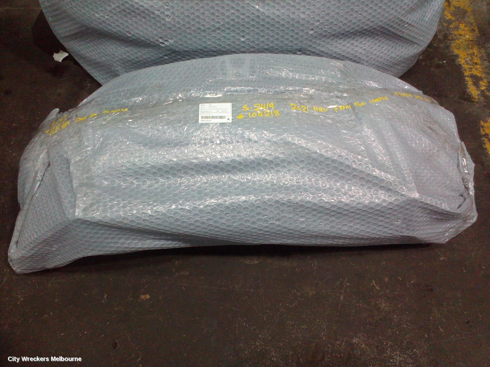 HONDA HRV FRONT BUMPER, RU5, VTI/VTI-S/RS, NON PARK SENSOR TYPE, 07/2018 - 10/2021