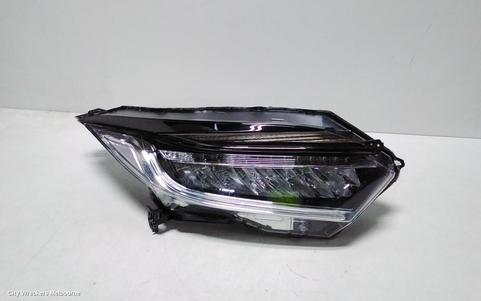 HONDA HRV RIGHT HEADLAMP, RU5, VTI-S/RS/VTI-LX, LED TYPE, 07/2018 - 10/2021