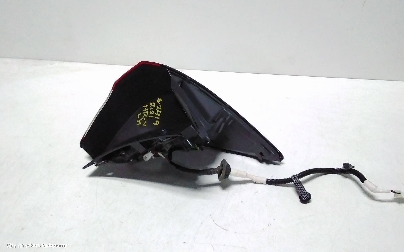 HONDA HRV LEFT TAILLIGHT, RU5, VTI-S/VTI-LX/RS, LED, OPTICAL GUIDE TYPE, 07/2018 - 10/2021