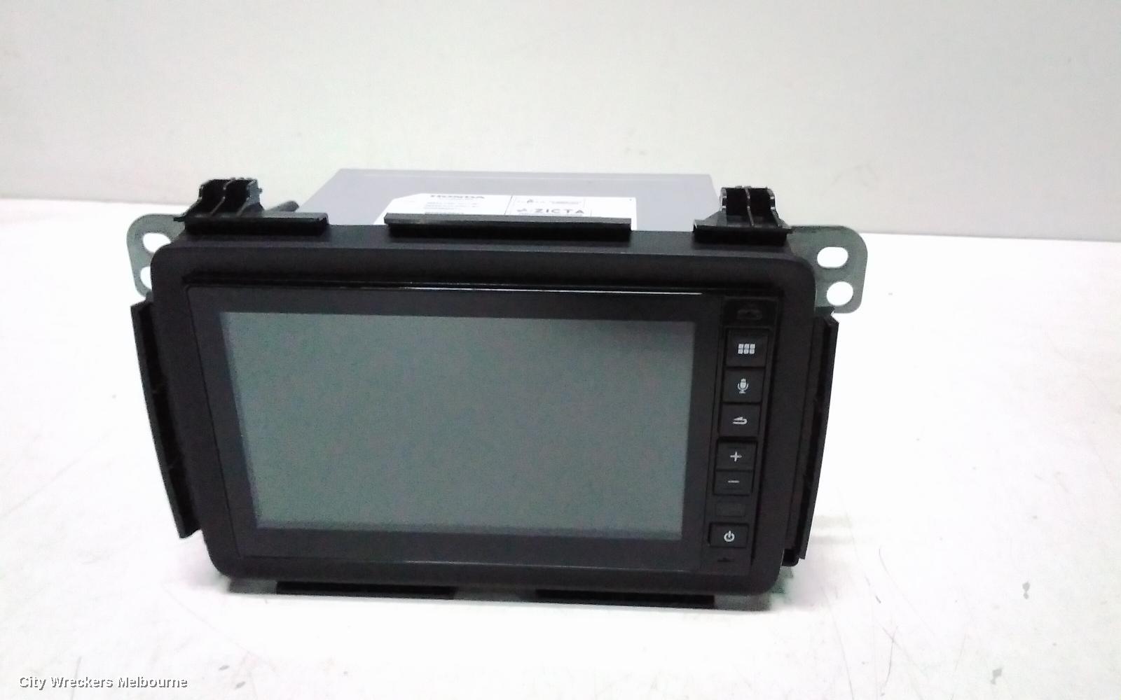 HONDA HRV RADIO/CD/DVD/SAT/TV, 7IN TOUCHSCREEN, W/ SAT NAV TYPE, RU5, 05/2017 - 10/2021