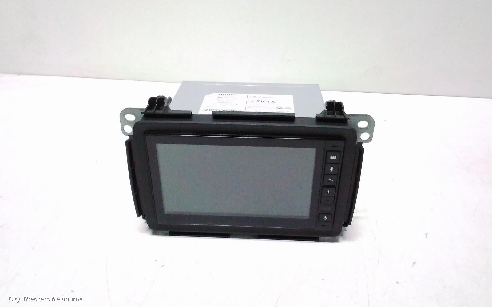 HONDA HRV RADIO/CD/DVD/SAT/TV, 7IN TOUCHSCREEN, W/ SAT NAV TYPE, RU5, 05/2017 - 10/2021
