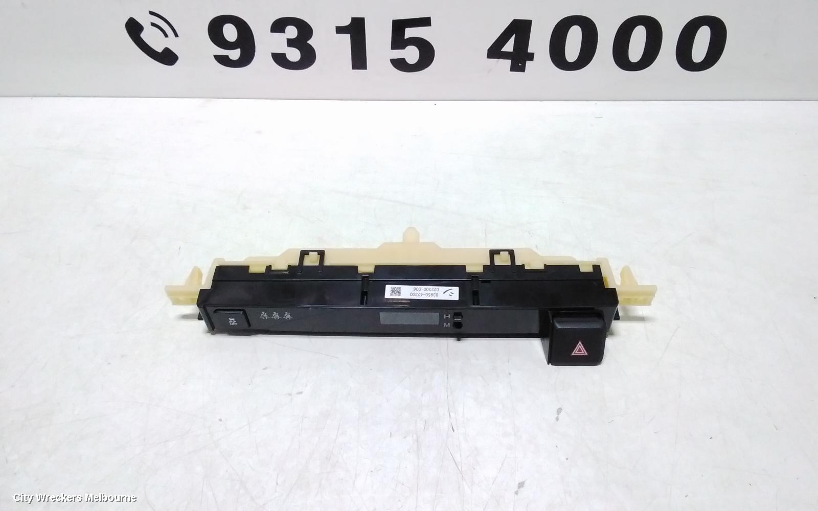 TOYOTA RAV4 CLOCK, XA40, 12/2012 - 12/2018