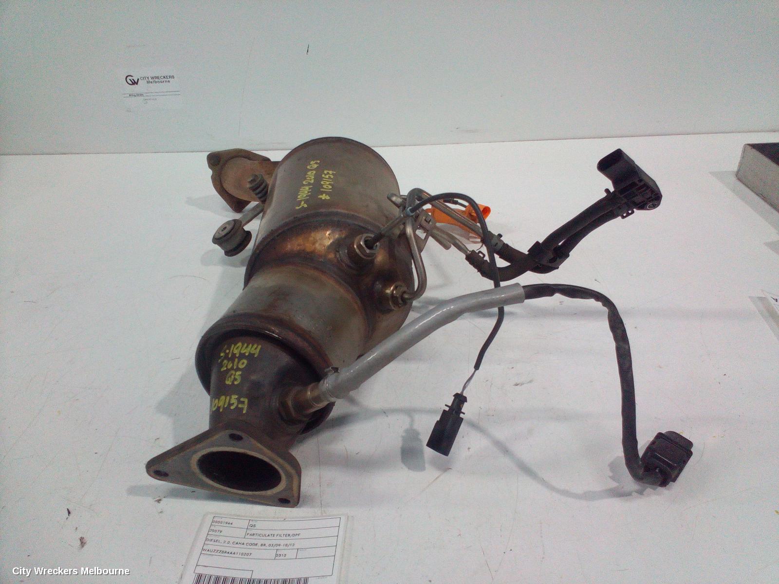 AUDI Q5 PARTICULATE FILTER/DPF, DIESEL, 2.0, CAHA CODE, 8R, 03/2009 - 10/2012