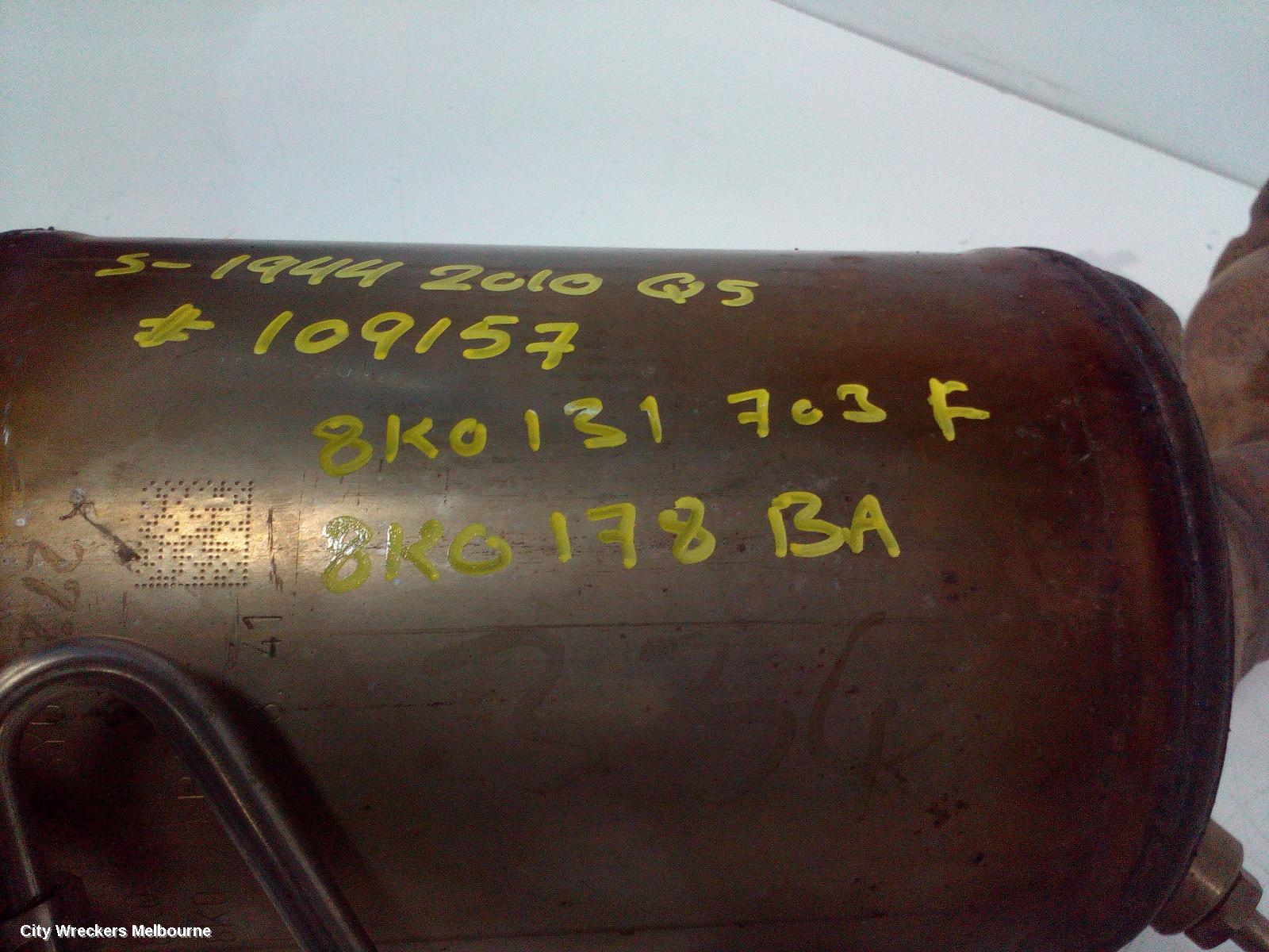 AUDI Q5 PARTICULATE FILTER/DPF, DIESEL, 2.0, CAHA CODE, 8R, 03/2009 - 10/2012