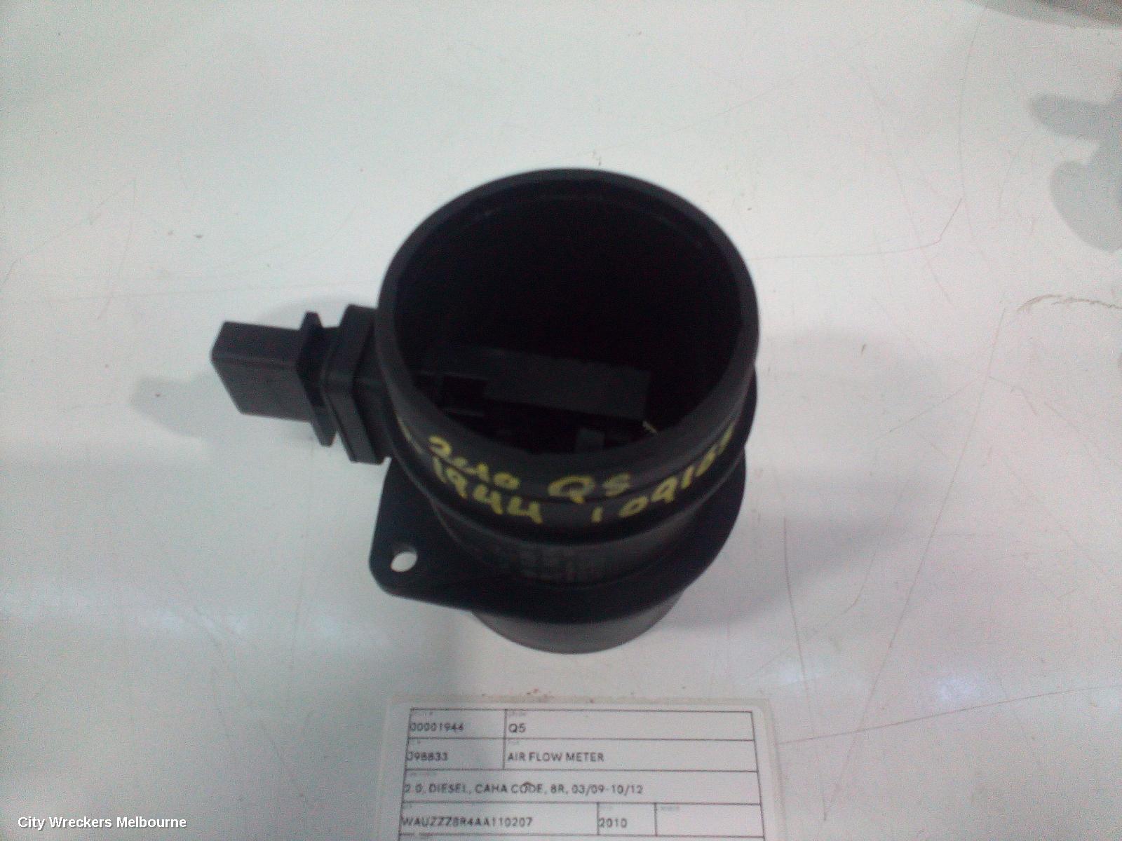 AUDI Q5 AIR FLOW METER, 2.0, DIESEL, CAHA CODE, 8R, 03/2009 - 10/2012
