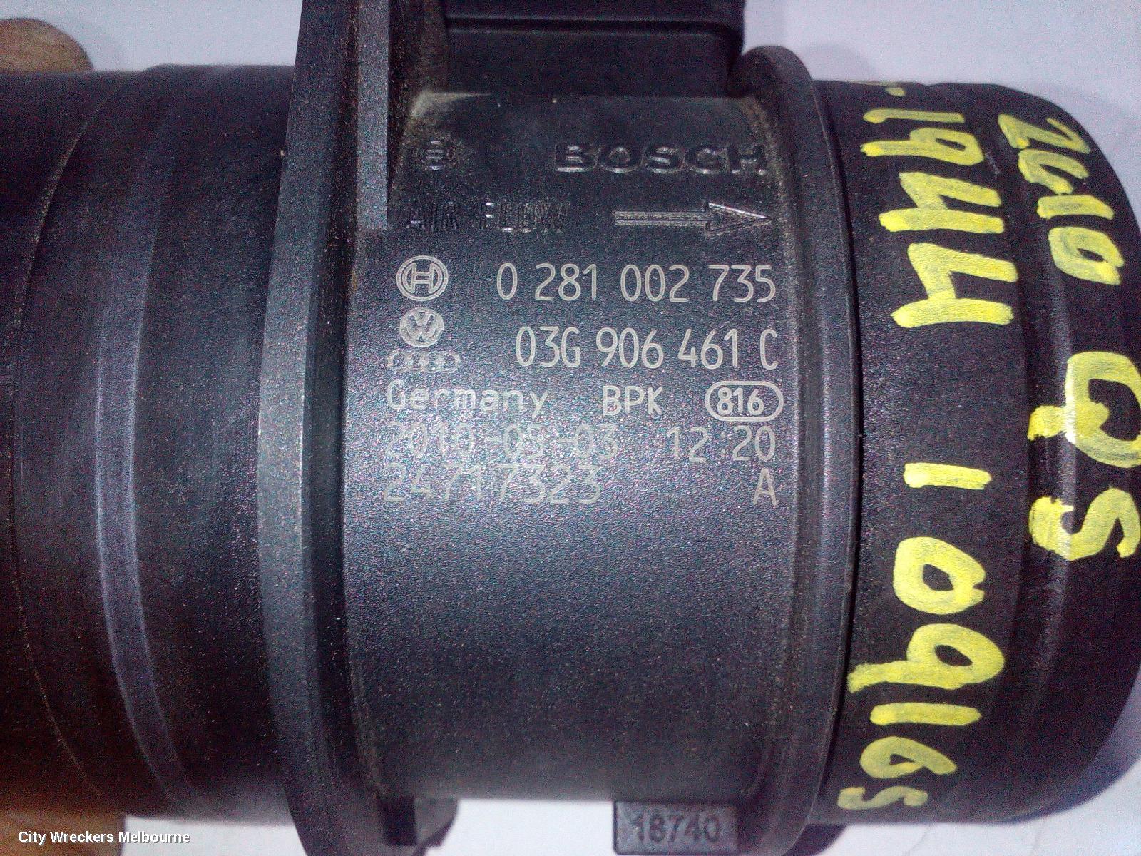AUDI Q5 AIR FLOW METER, 2.0, DIESEL, CAHA CODE, 8R, 03/2009 - 10/2012