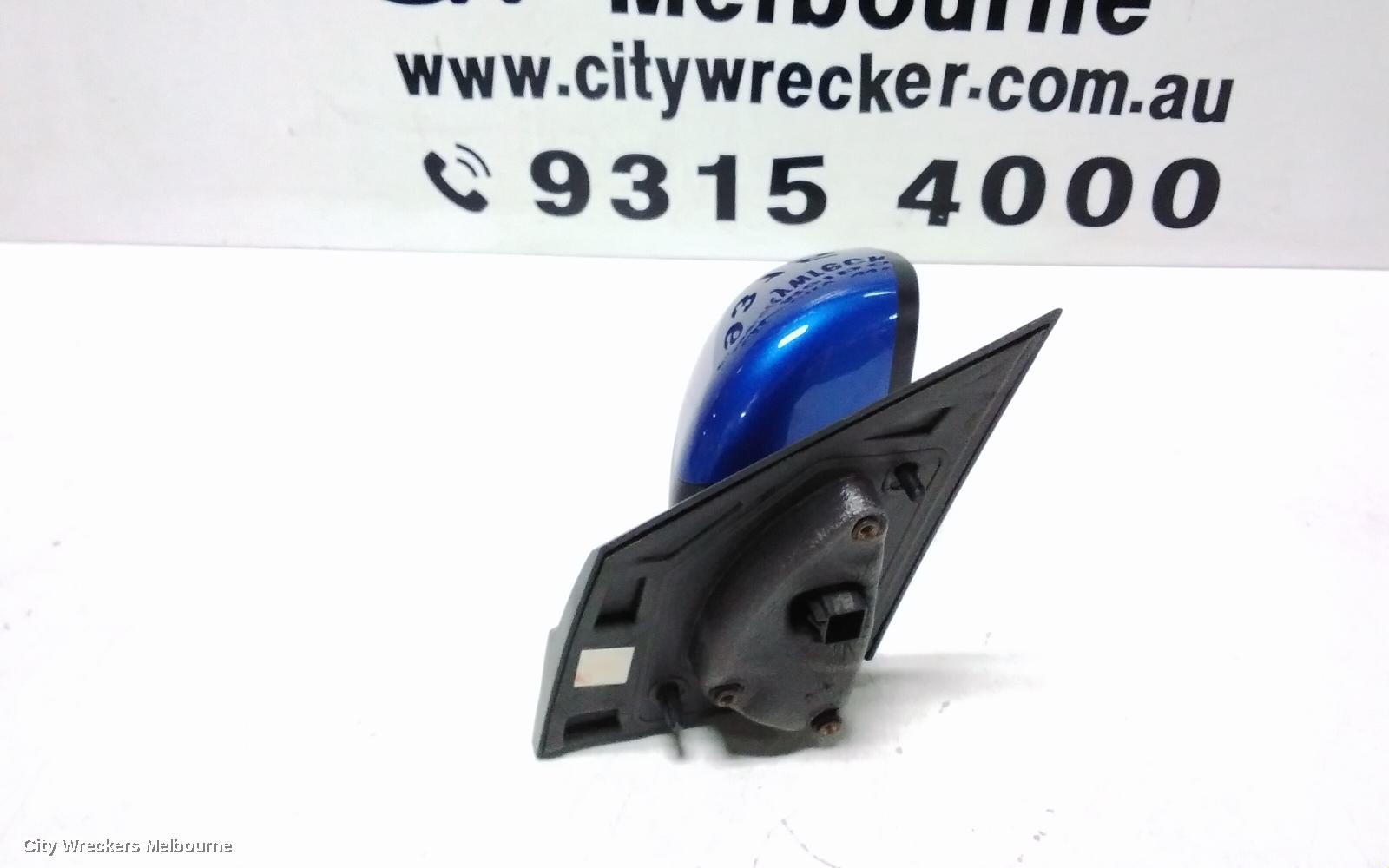 HOLDEN BARINA RIGHT DOOR MIRROR, TM, COLOUR CODED, 09/2011 - 12/2018
