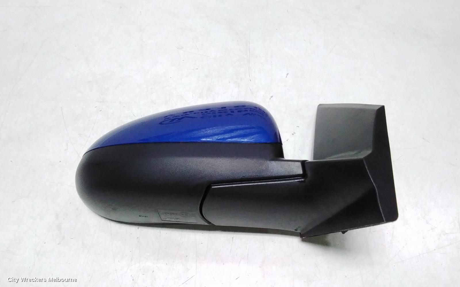 HOLDEN BARINA RIGHT DOOR MIRROR, TM, COLOUR CODED, 09/2011 - 12/2018