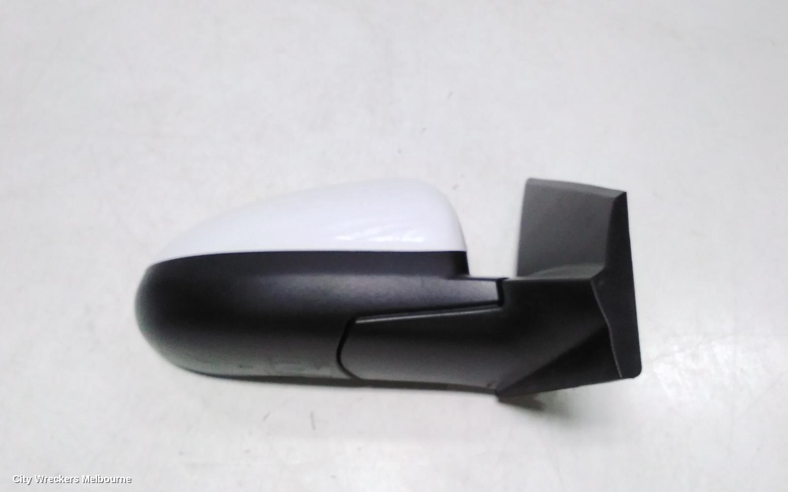 HOLDEN BARINA RIGHT DOOR MIRROR, TM, COLOUR CODED, 09/2011 - 12/2018