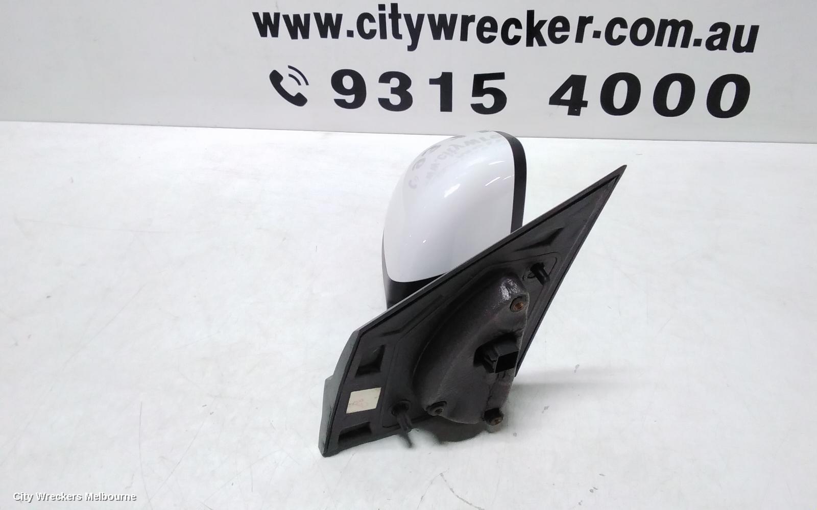 HOLDEN BARINA RIGHT DOOR MIRROR, TM, COLOUR CODED, 09/2011 - 12/2018