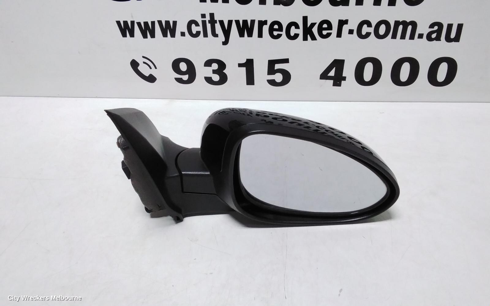 HOLDEN BARINA RIGHT DOOR MIRROR, TM, COLOUR CODED, 09/2011 - 12/2018