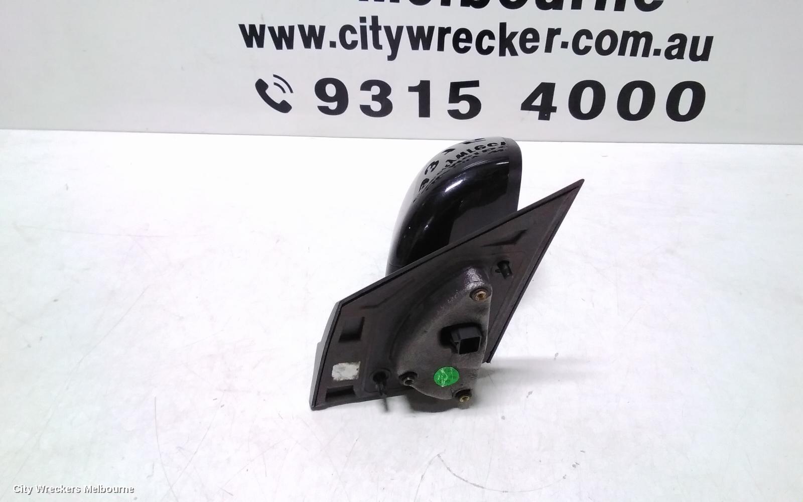 HOLDEN BARINA RIGHT DOOR MIRROR, TM, COLOUR CODED, 09/2011 - 12/2018
