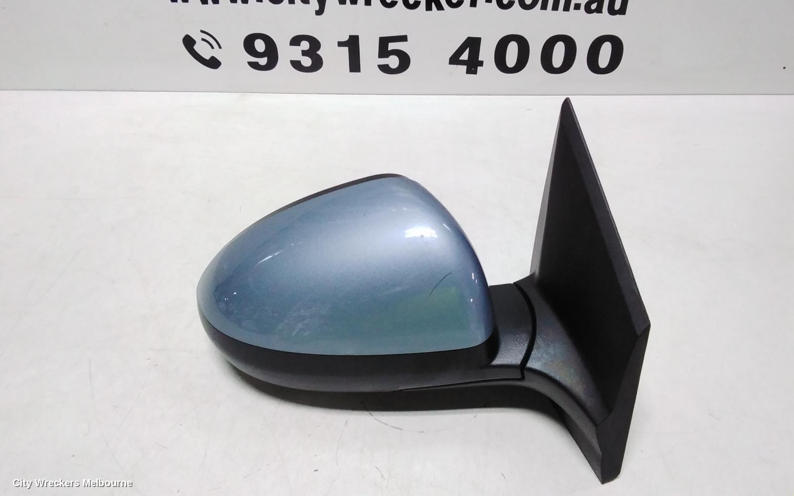 HOLDEN BARINA RIGHT DOOR MIRROR, TM, COLOUR CODED, 09/2011 - 12/2018