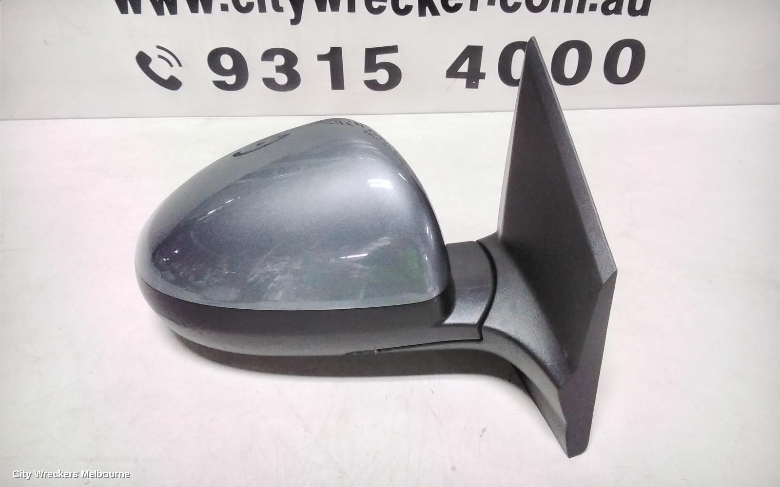 HOLDEN BARINA RIGHT DOOR MIRROR, TM, COLOUR CODED, 09/2011 - 12/2018
