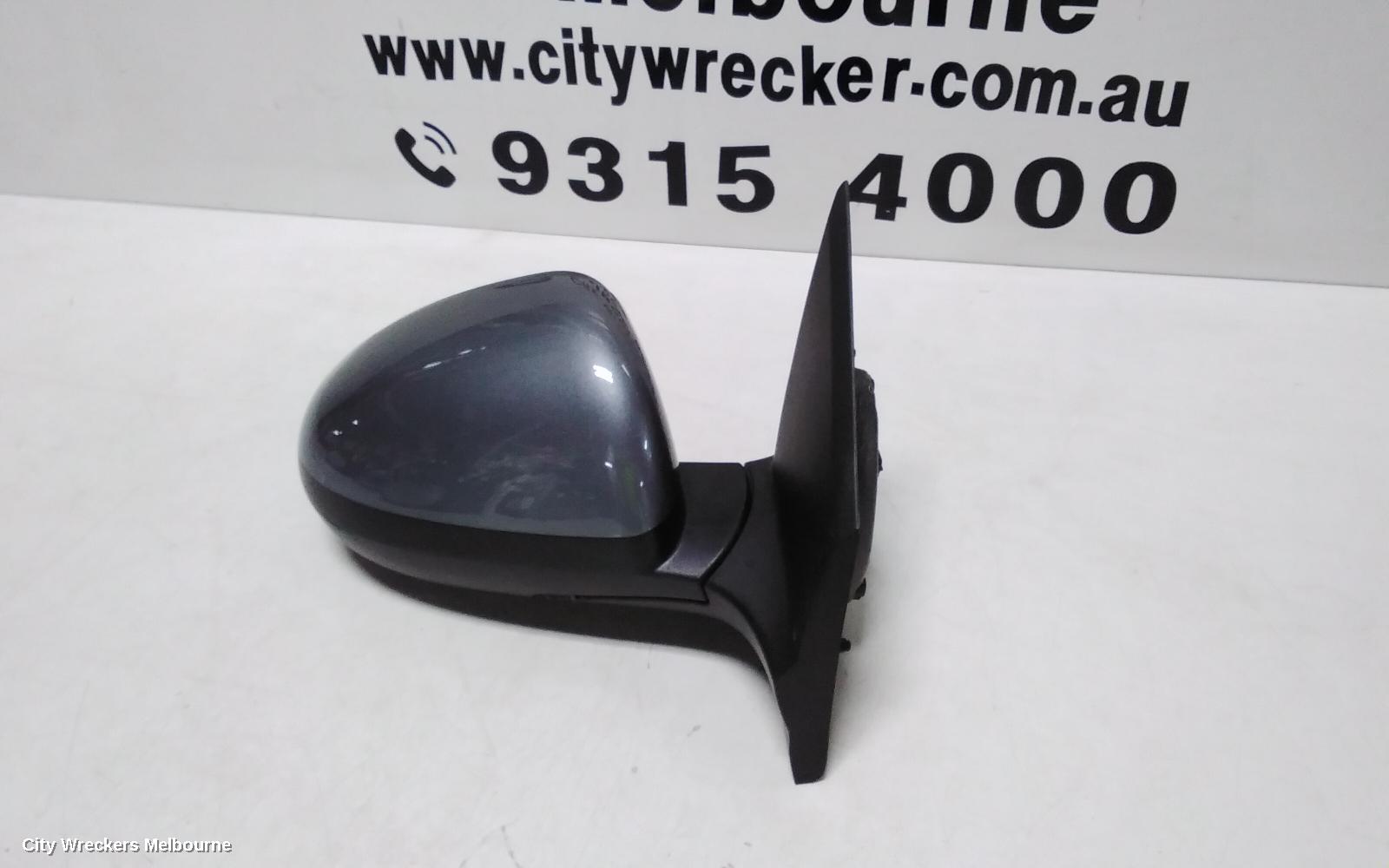 HOLDEN BARINA RIGHT DOOR MIRROR, TM, COLOUR CODED, 09/2011 - 12/2018