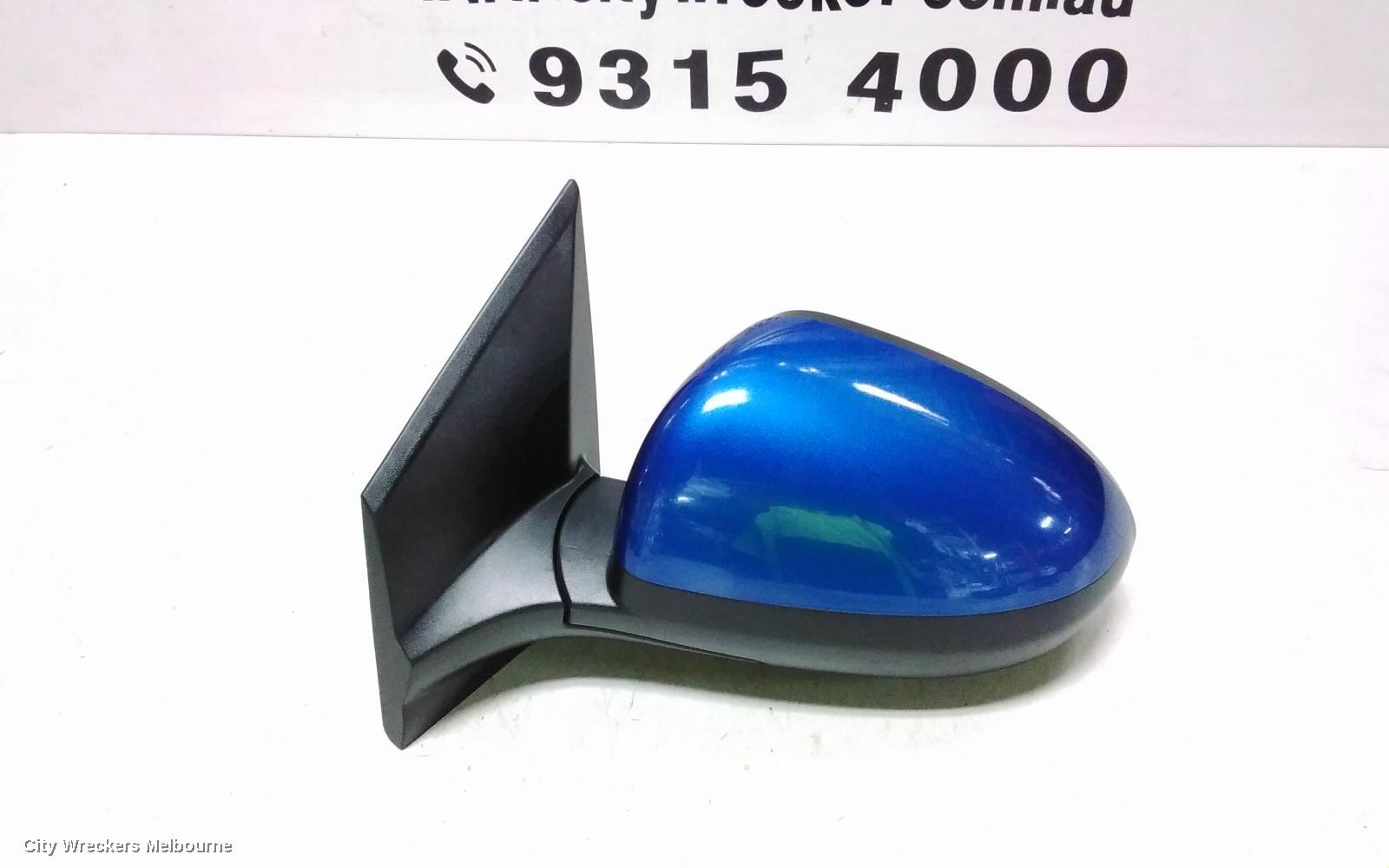 HOLDEN BARINA LEFT DOOR MIRROR, TM, COLOUR CODED, 09/2011 - 12/2018