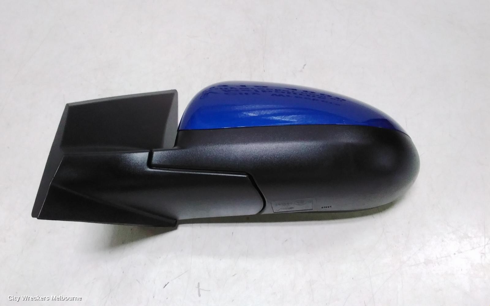 HOLDEN BARINA LEFT DOOR MIRROR, TM, COLOUR CODED, 09/2011 - 12/2018
